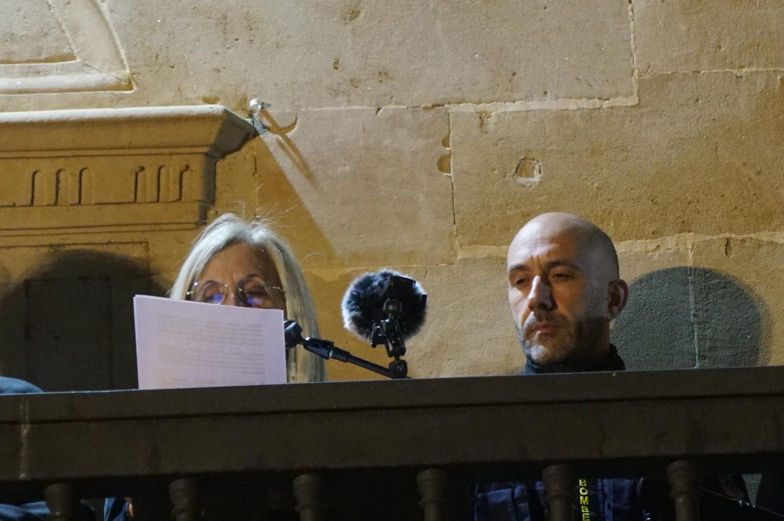 Los Bomberos de la Diputación dan voz al pregón de las fiestas de Alba de Tormes