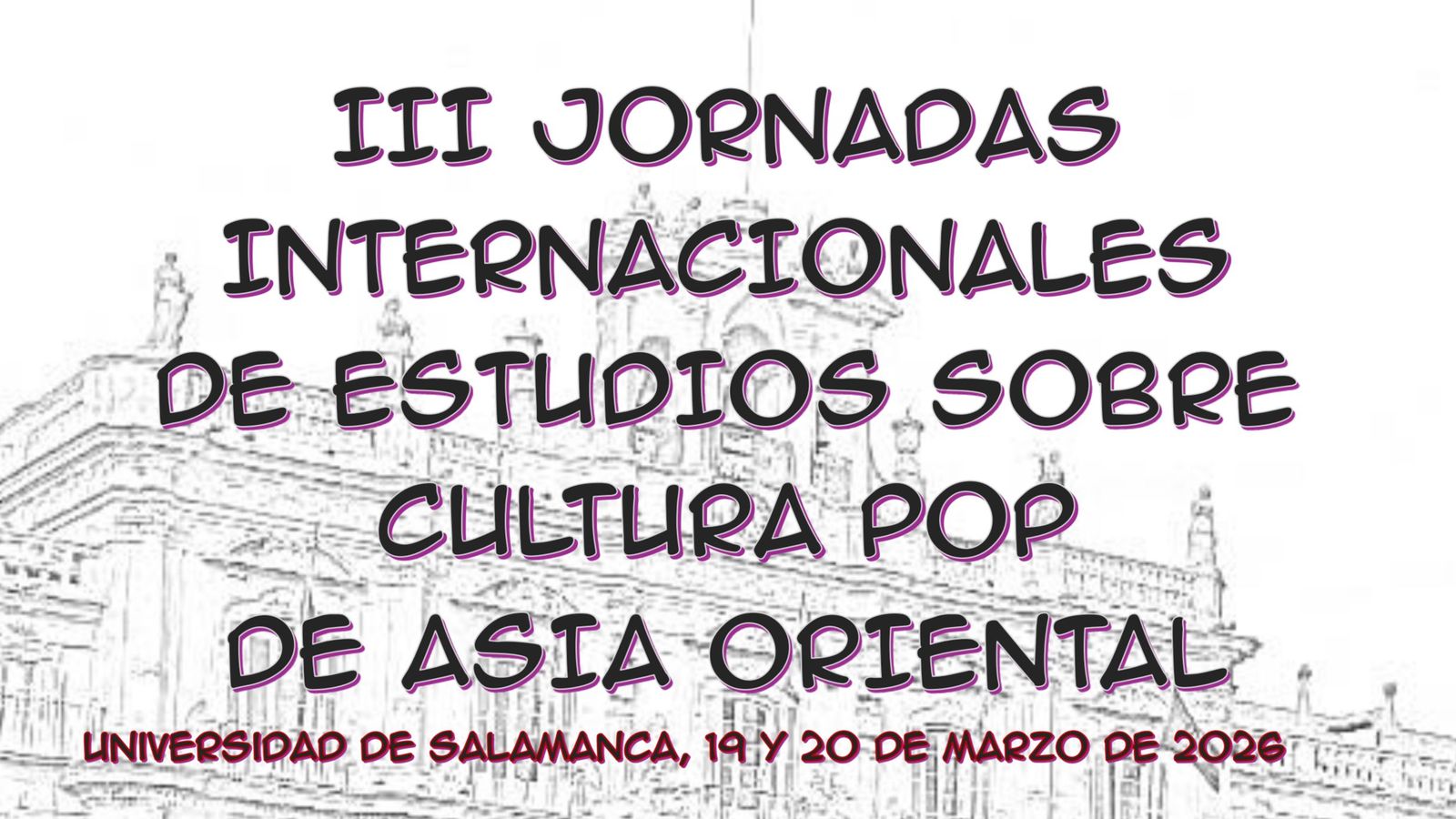 III Jornadas Cultura Pop   Cartel