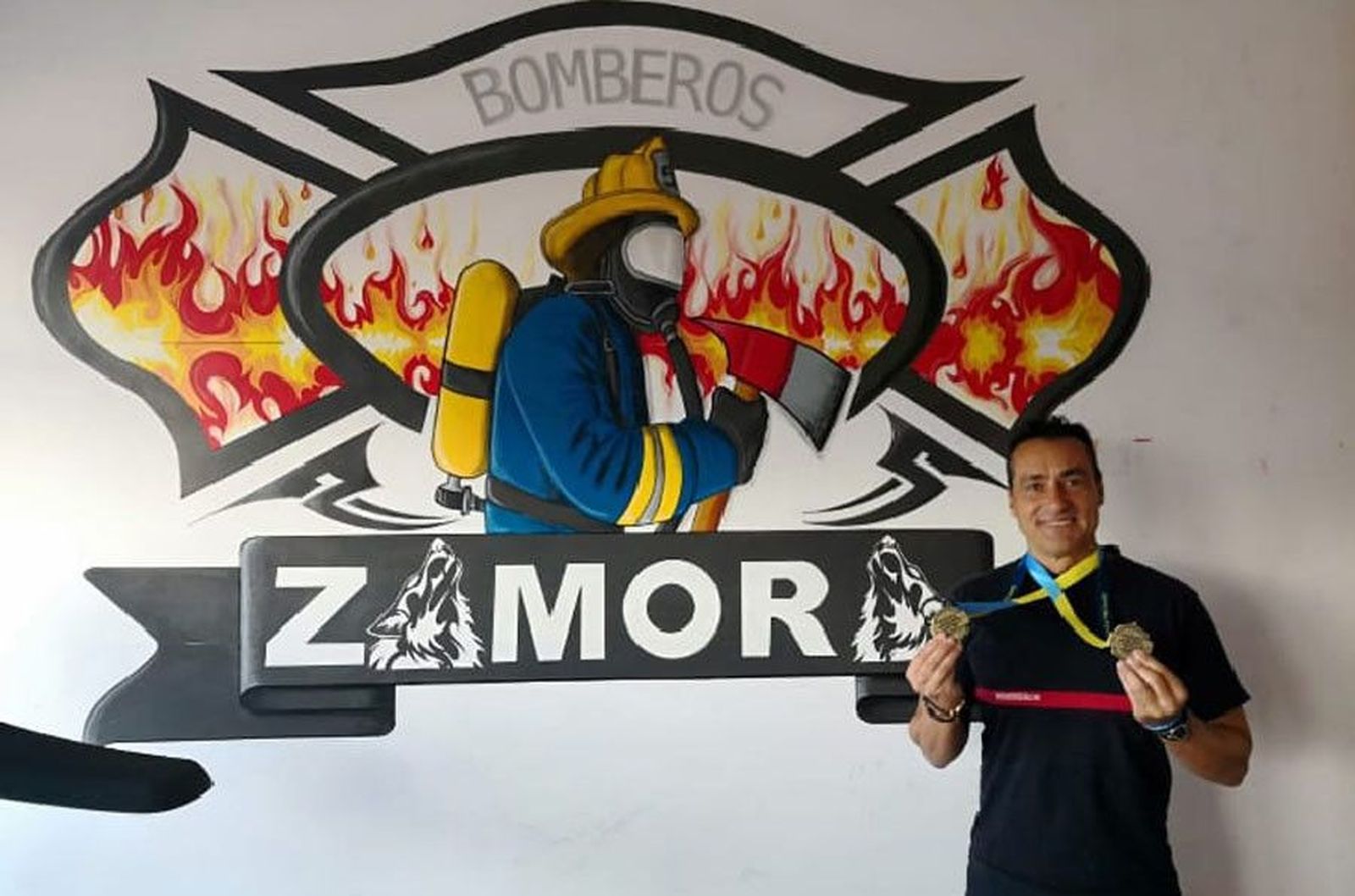 Bombero consorcio medallas