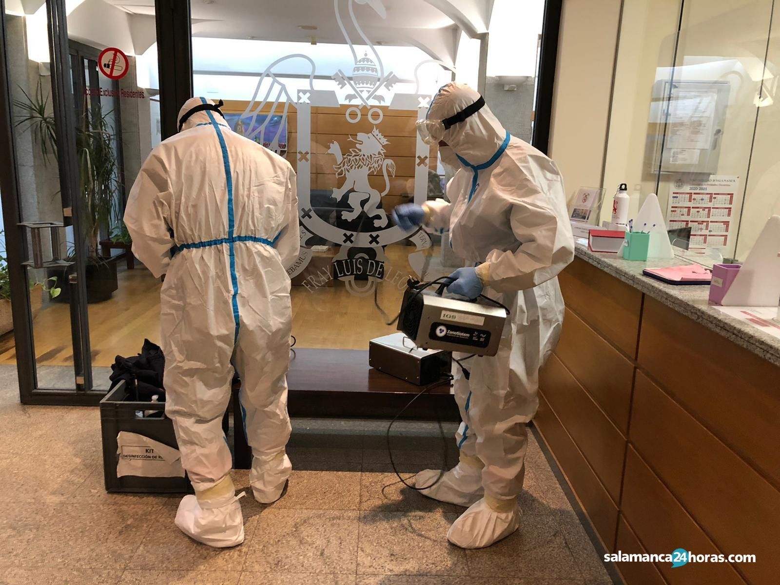 Coronavirus desinfección bomberos fray luis de león (6)