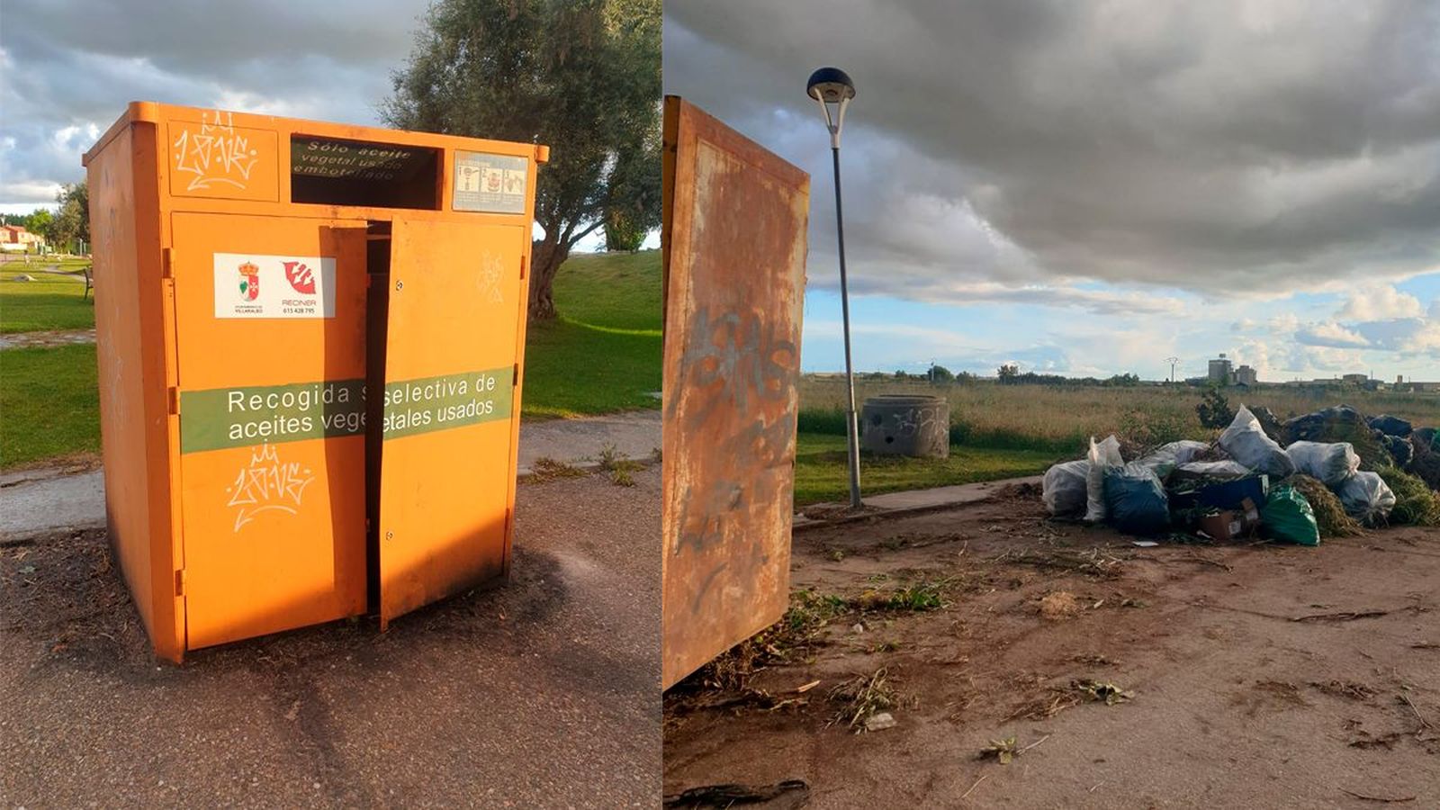El PSOE de Villaralbo denuncia el “lamentable estado” y la “dejadez” del Partido Popular con los contenedores del municipio.