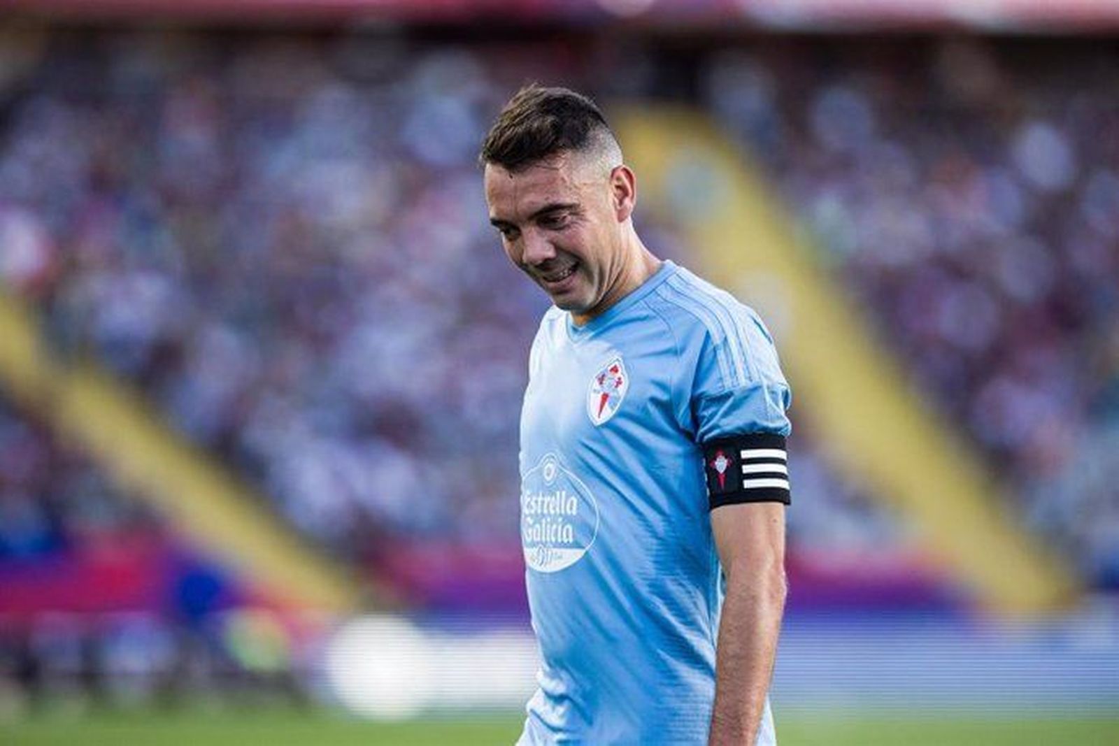 Iago Aspas en un partido con el Celta de Vigo en la temporada 2023-24 | Foto: Europa Press