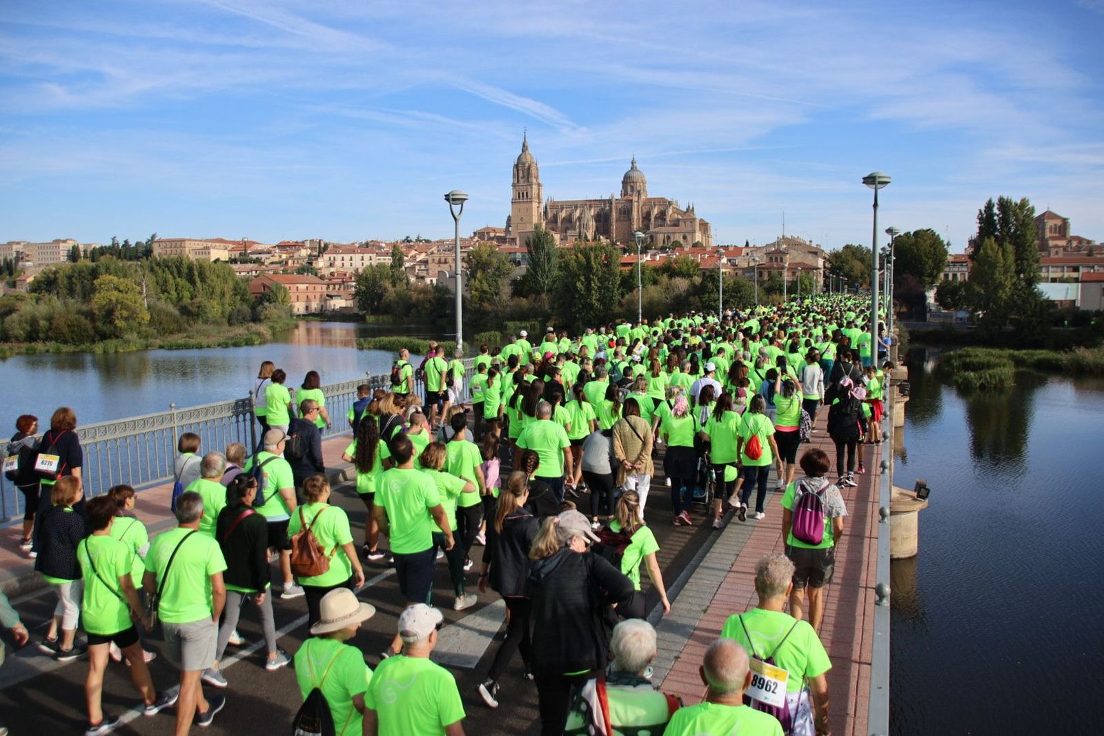 IX Marcha contra el cáncer en Salamanca, 8 de octubre de 2023. Fotos Andrea M.