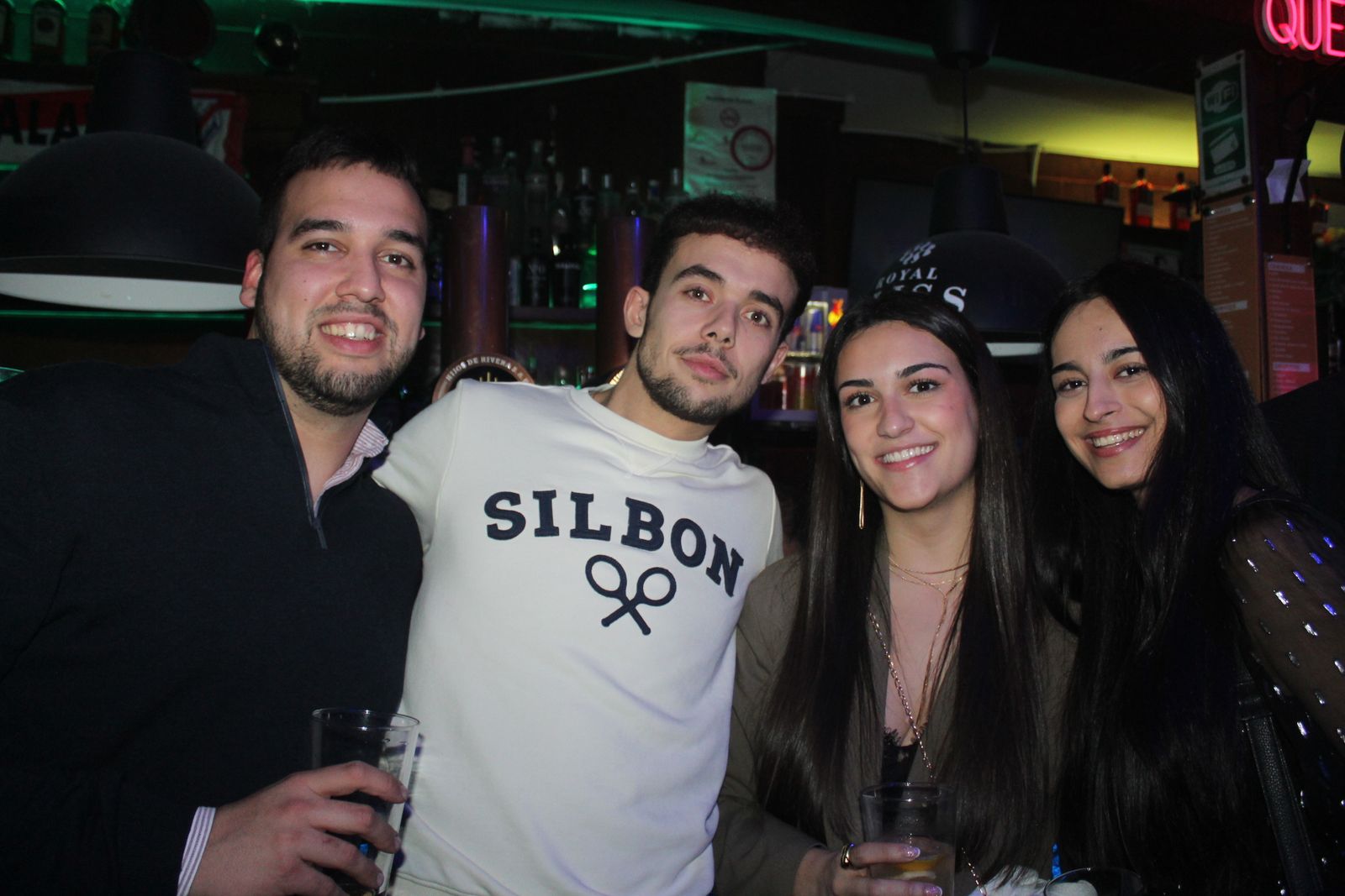 Salamanca de noche, sábado 10 de enero