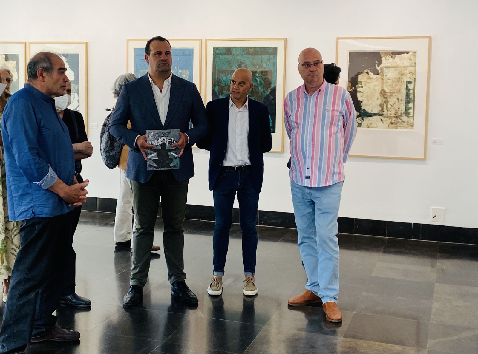 Alberto Valverde, el alcalde David Mingo y los concejales Juan Carlos Bueno y Jesús Hernández Alberto Valverde, el alcalde David Mingo y los concejales Juan Carlos Bueno y Jesús Hernández
