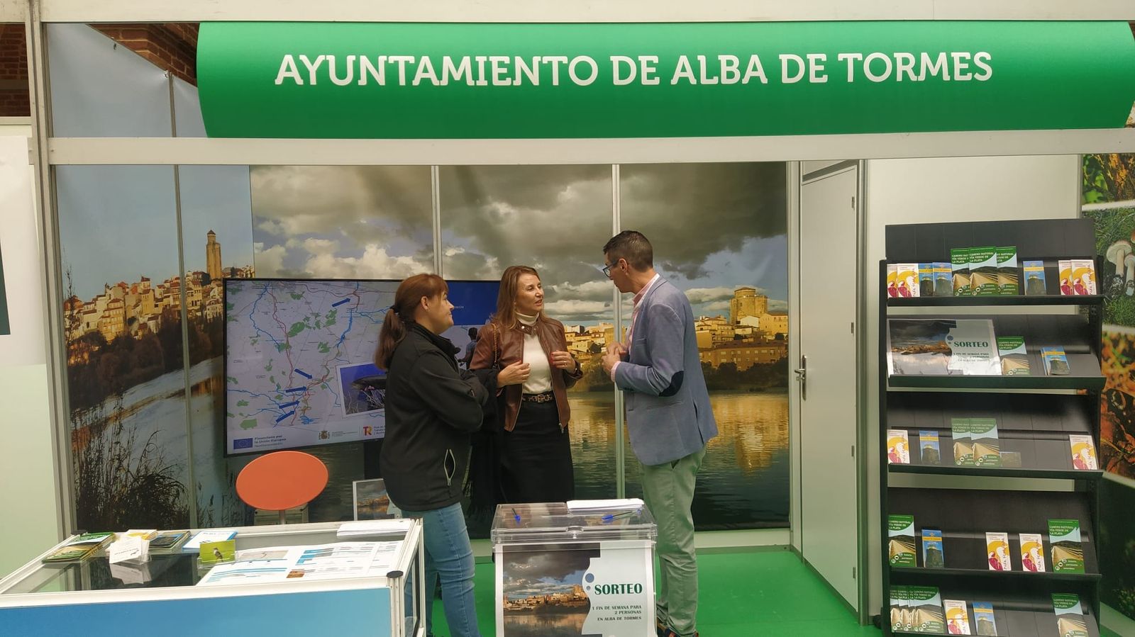 Stand de Alba de Tormes en la Feria Destino Pesca 2025