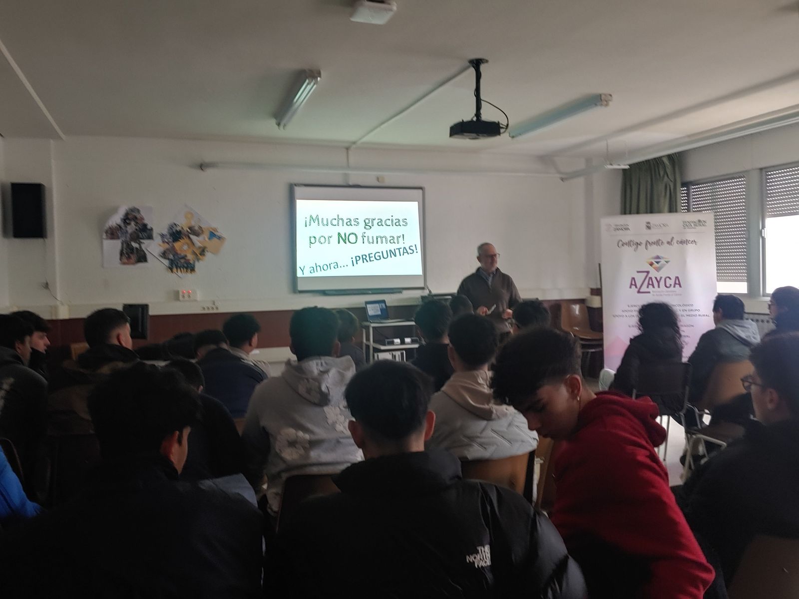 Azayca organiza dos jornadas informativas para formar en hábitos saludables al alumnado