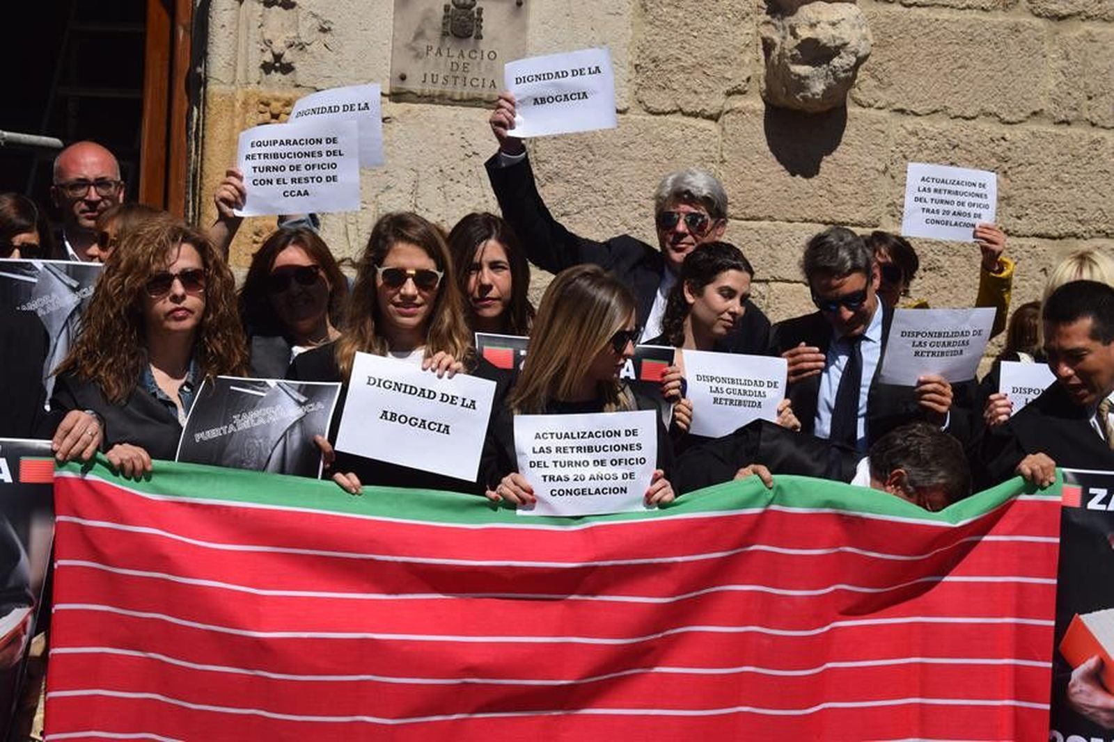 Una concentración de abogados en Zamora