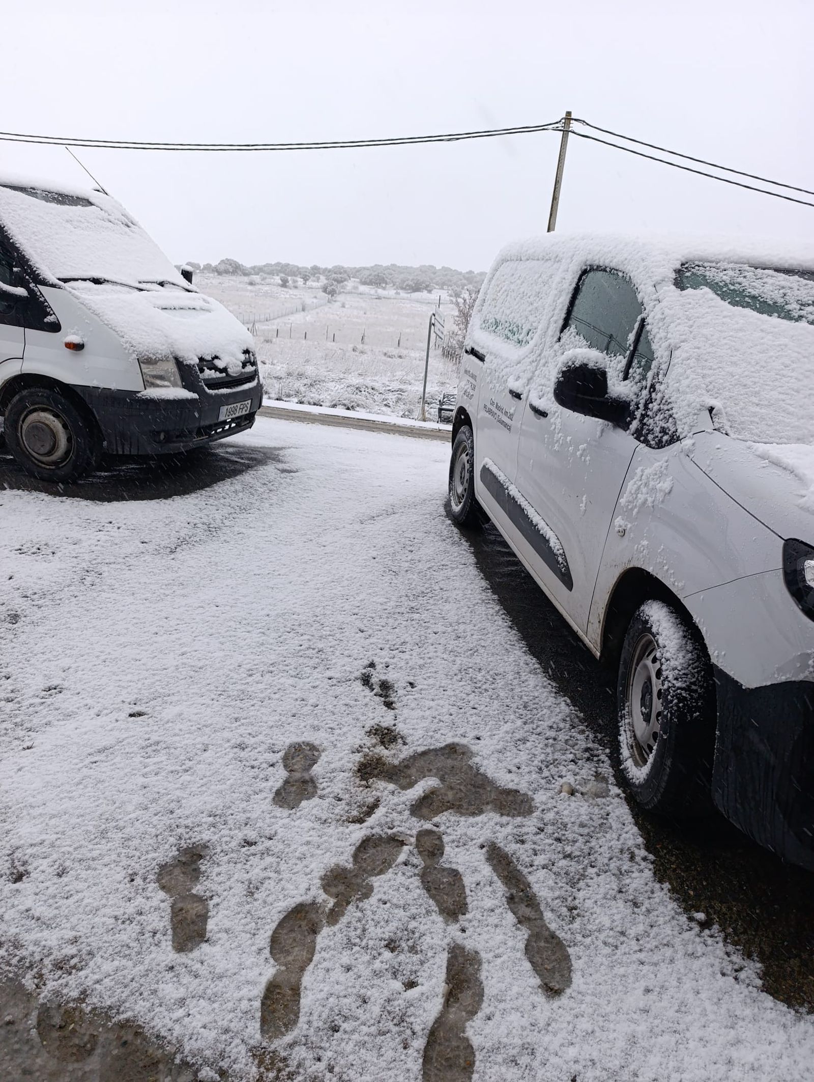 Nieve en Horcajo Medianero