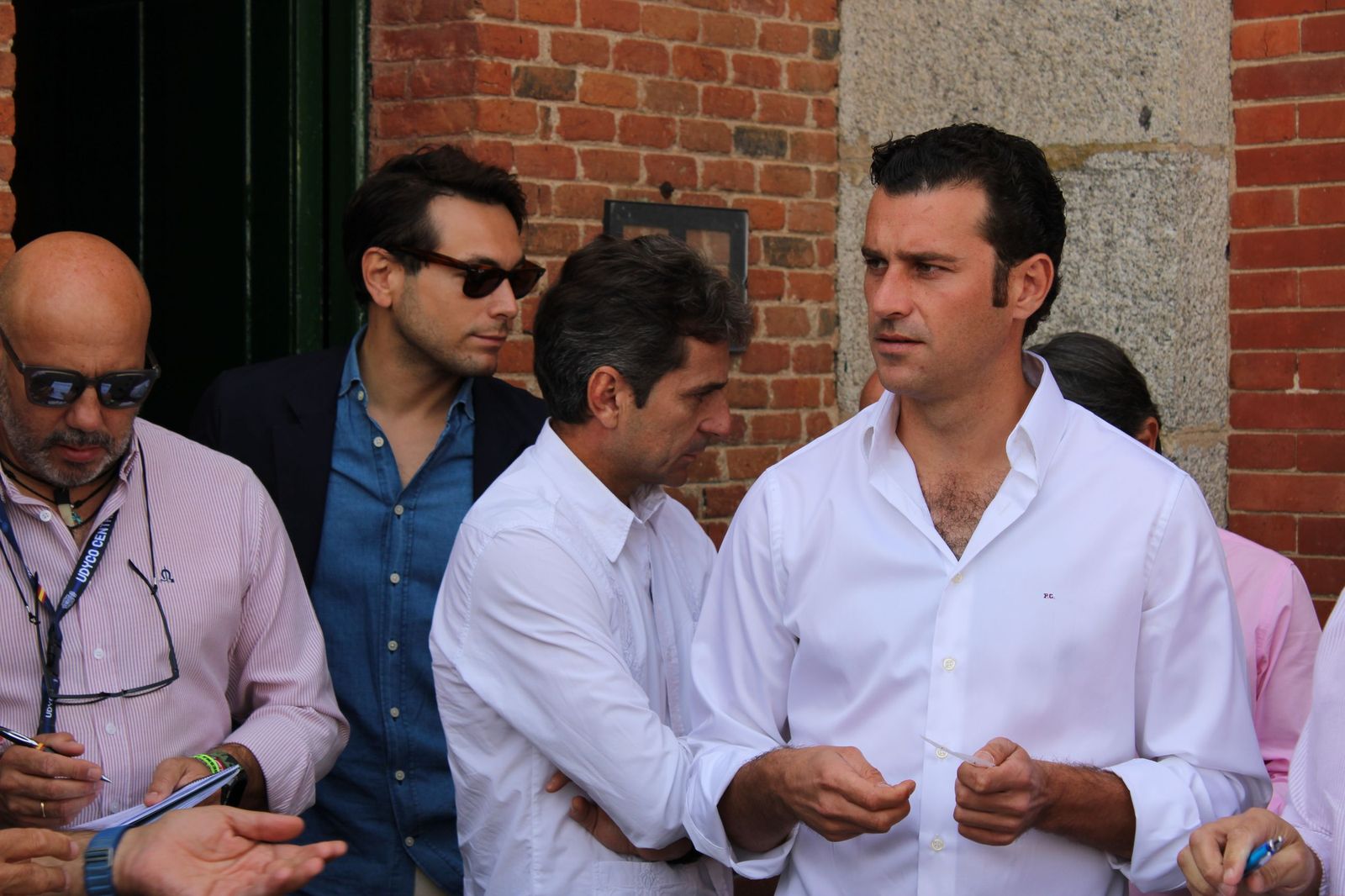 Sorteo de la corrida de Vellosino para Damián Castaño, Diego San Román e Ismael Martín en La Glorieta