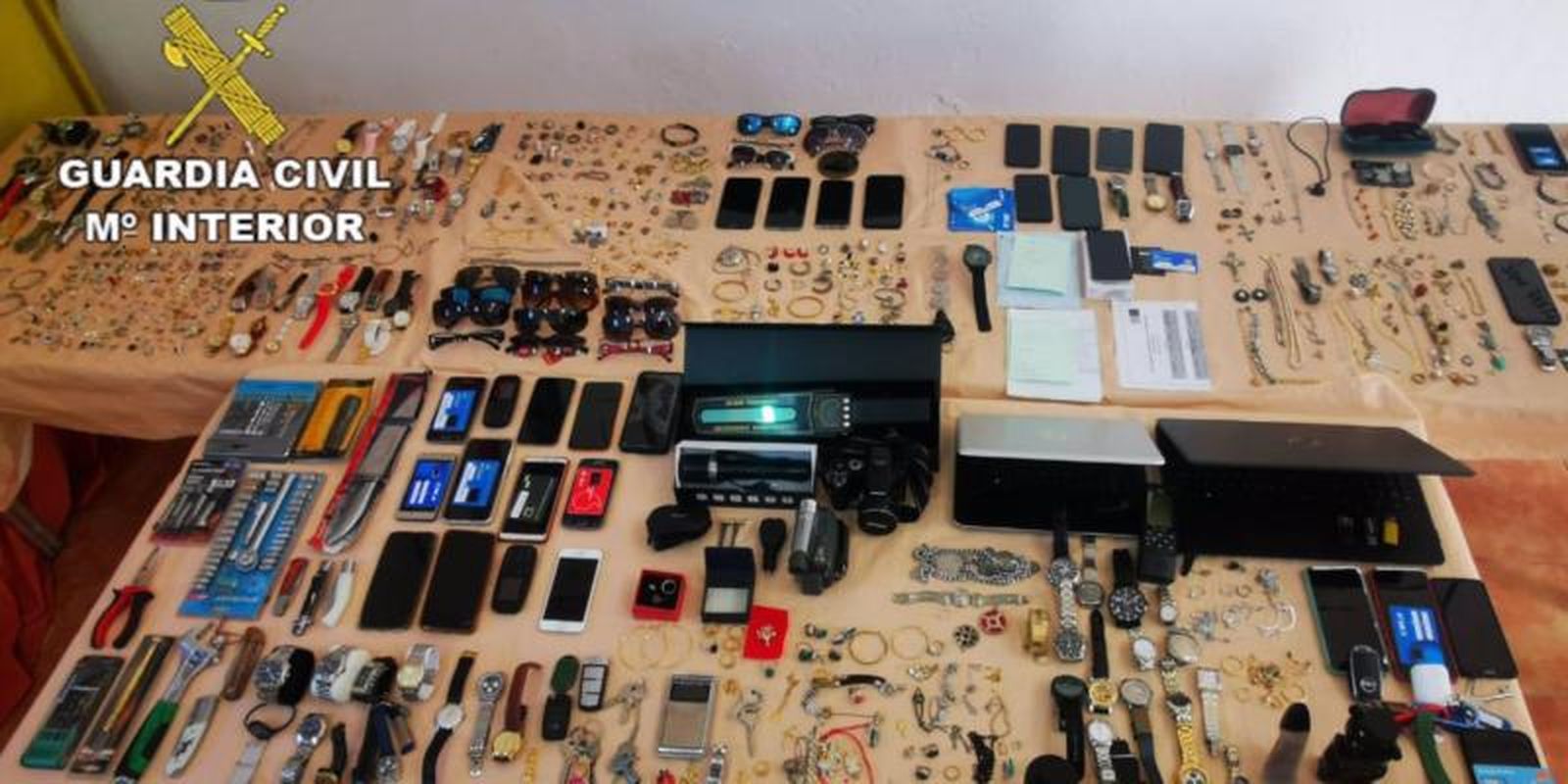 Cae una banda criminal que robaba llaves de viviendas de vehículos aparcados en Huelva para robar en propiedades de Salamanca