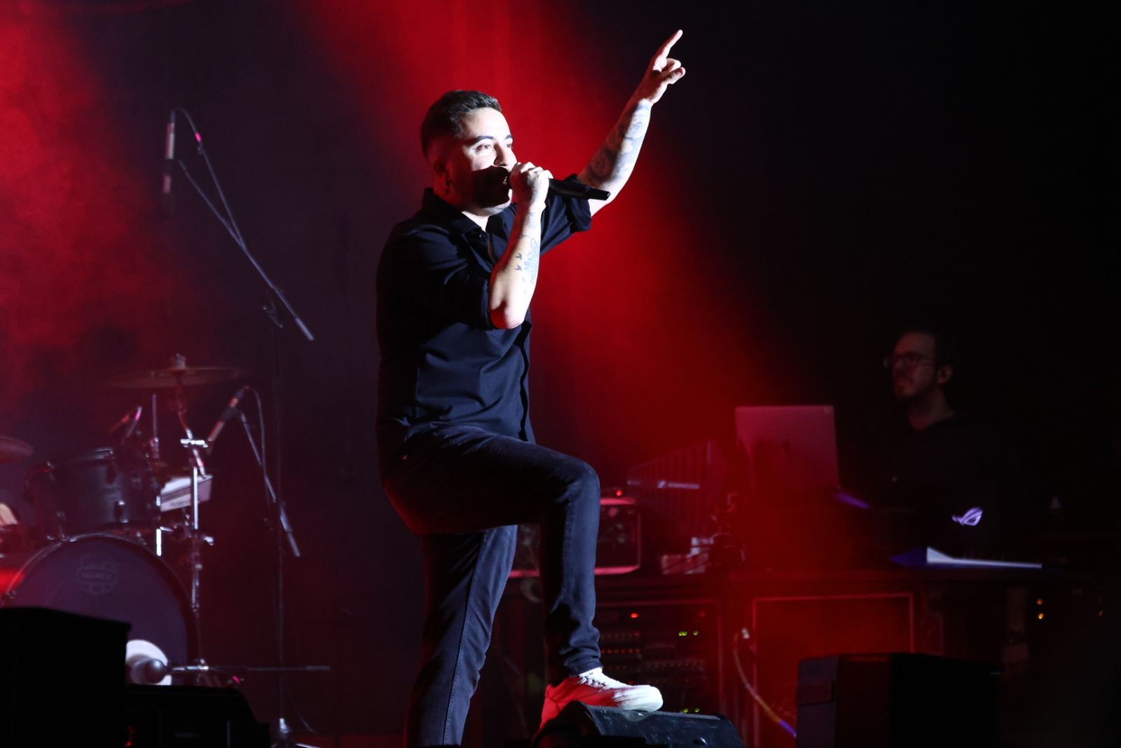 Concierto de Beret en la Plaza de la Concordia