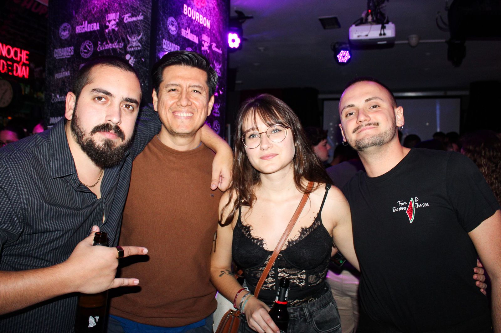 Salamanca de noche, sábado 6 de diciembre