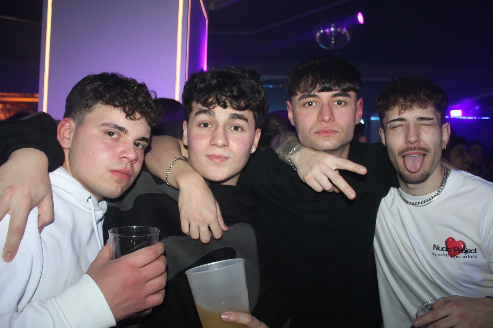 Salamanca de noche, sabado 24 de enero