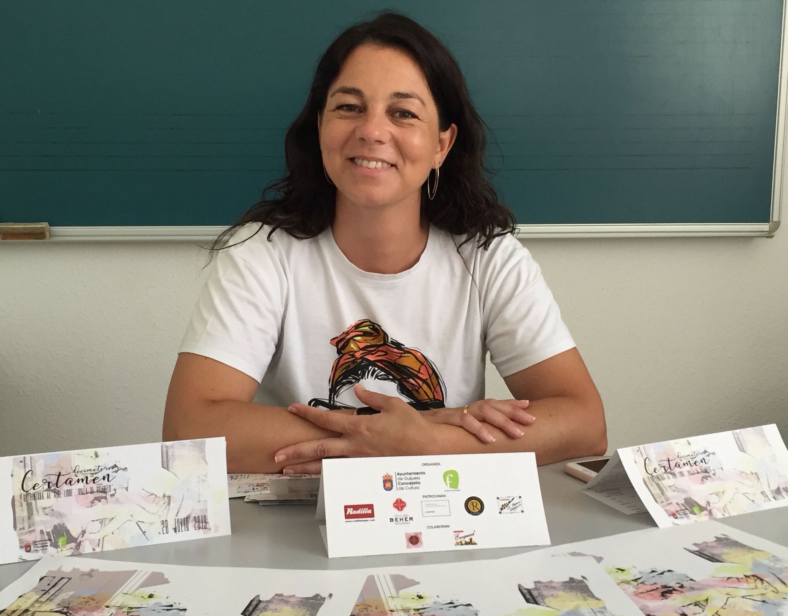 María Jesú Moro habló del XIII Certamen de Pintura al Aire Libre