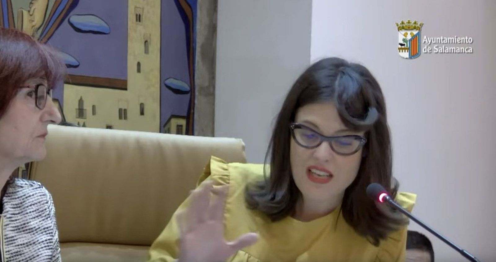 Virginia Carrera Pleno Extraordinario Presupuestos. Foto de archivo