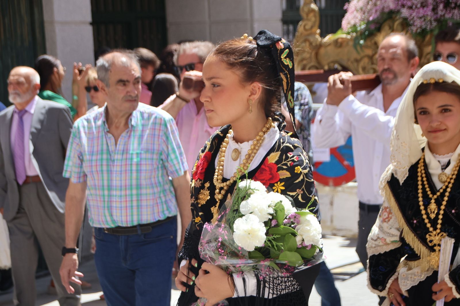 Procesión y ofrenda floral en honor de Nuestra Señora de la Asunción en Guijuelo