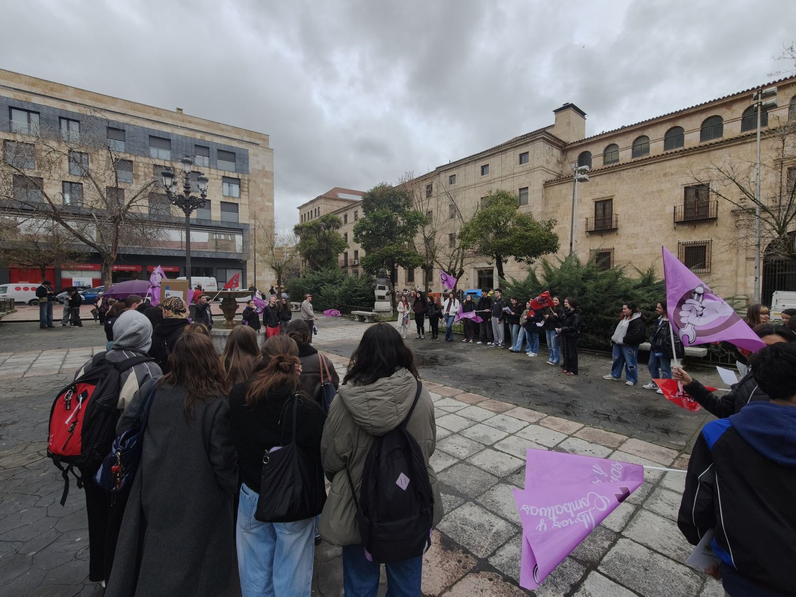 Los estudiantes de Salamanca se manifiestan por el 8M