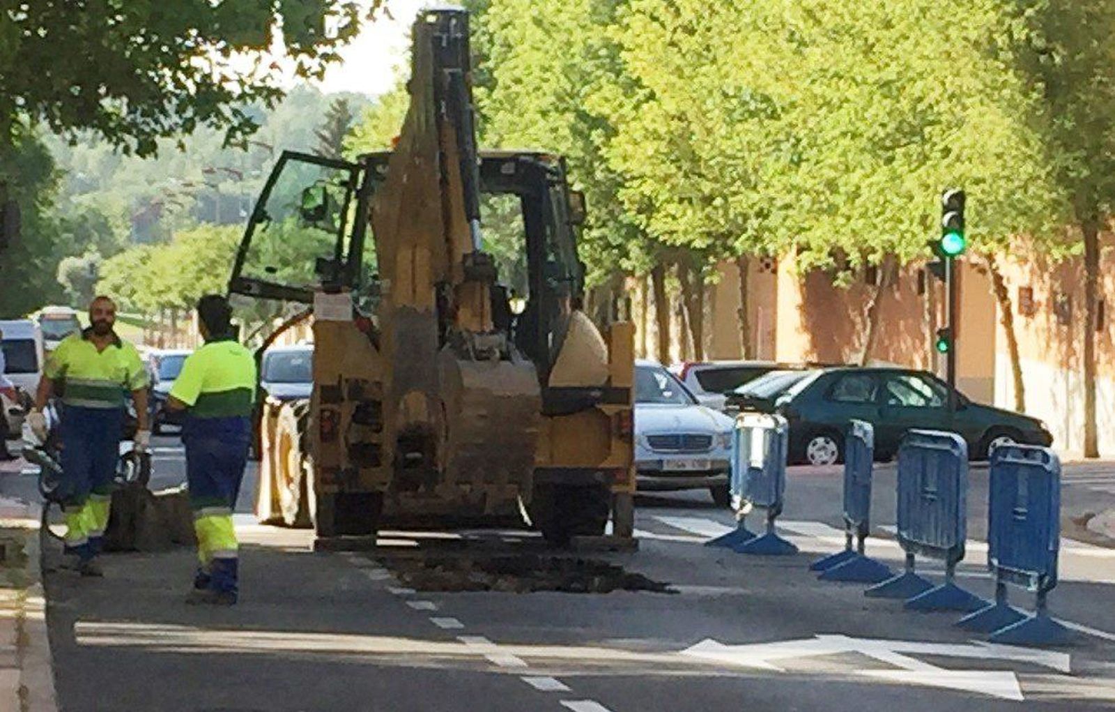 Otro reventón de tuberías en el Camino de las Aguas