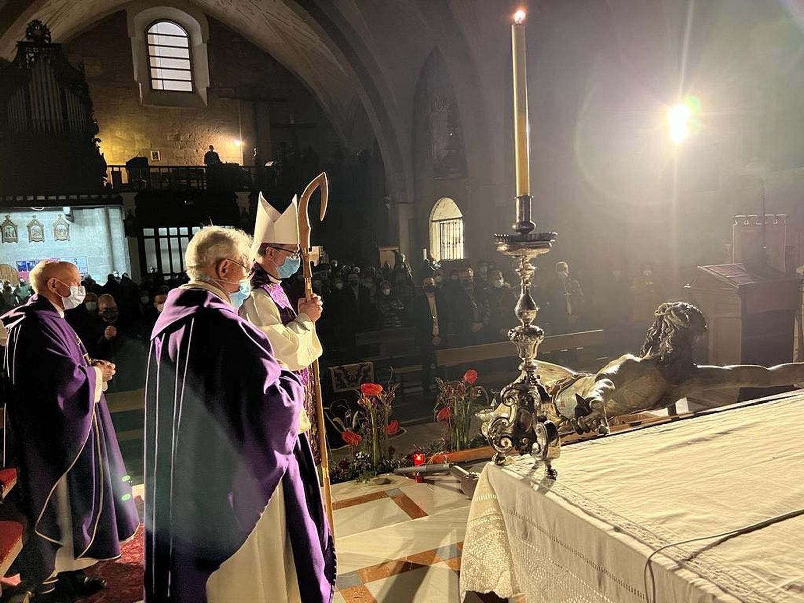 La Hermandad de la Buena Muerte ensaya el 'Oh, Jerusalem'