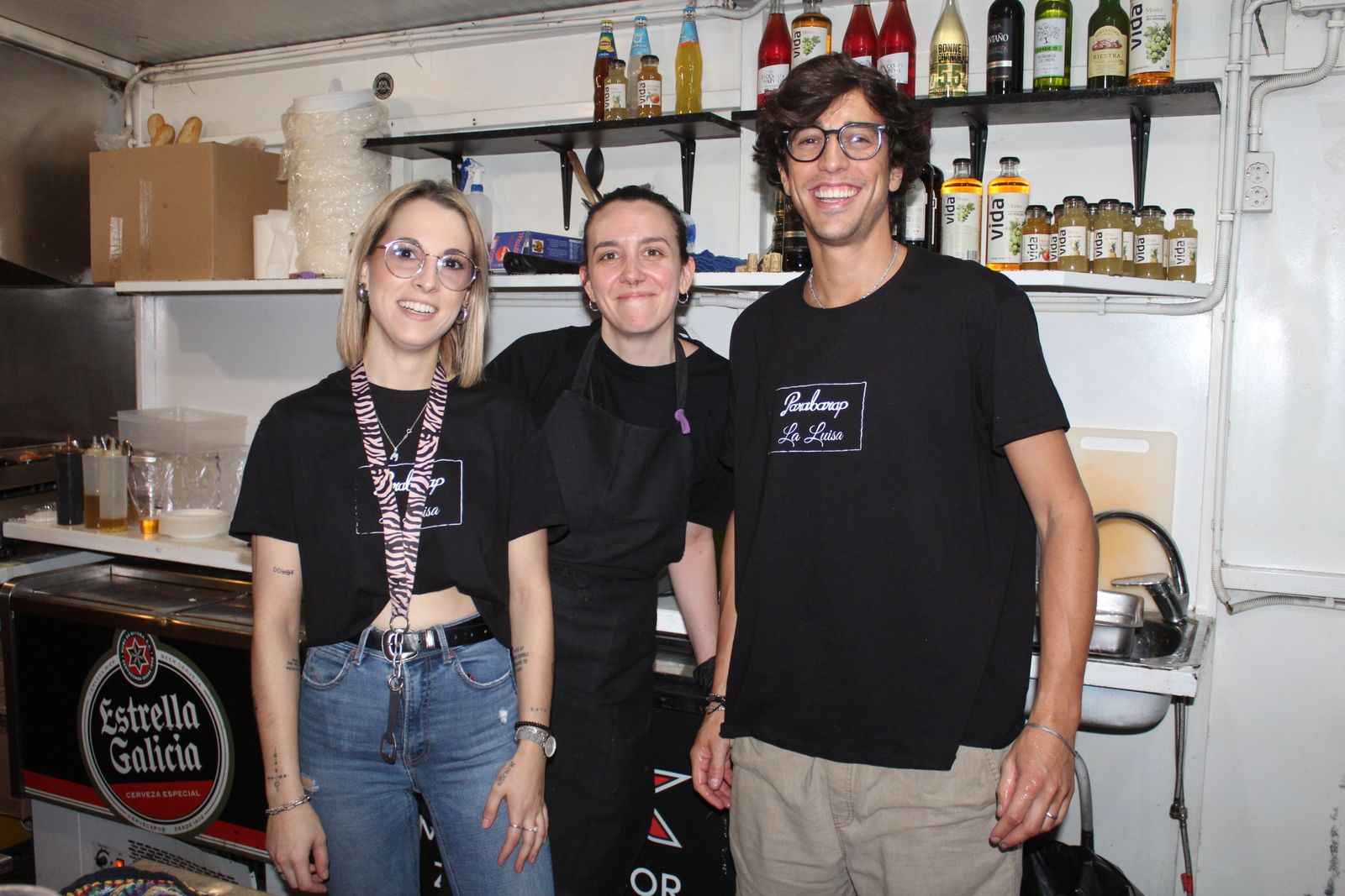 Ambiente en la Feria de Día en la tarde de este lunes