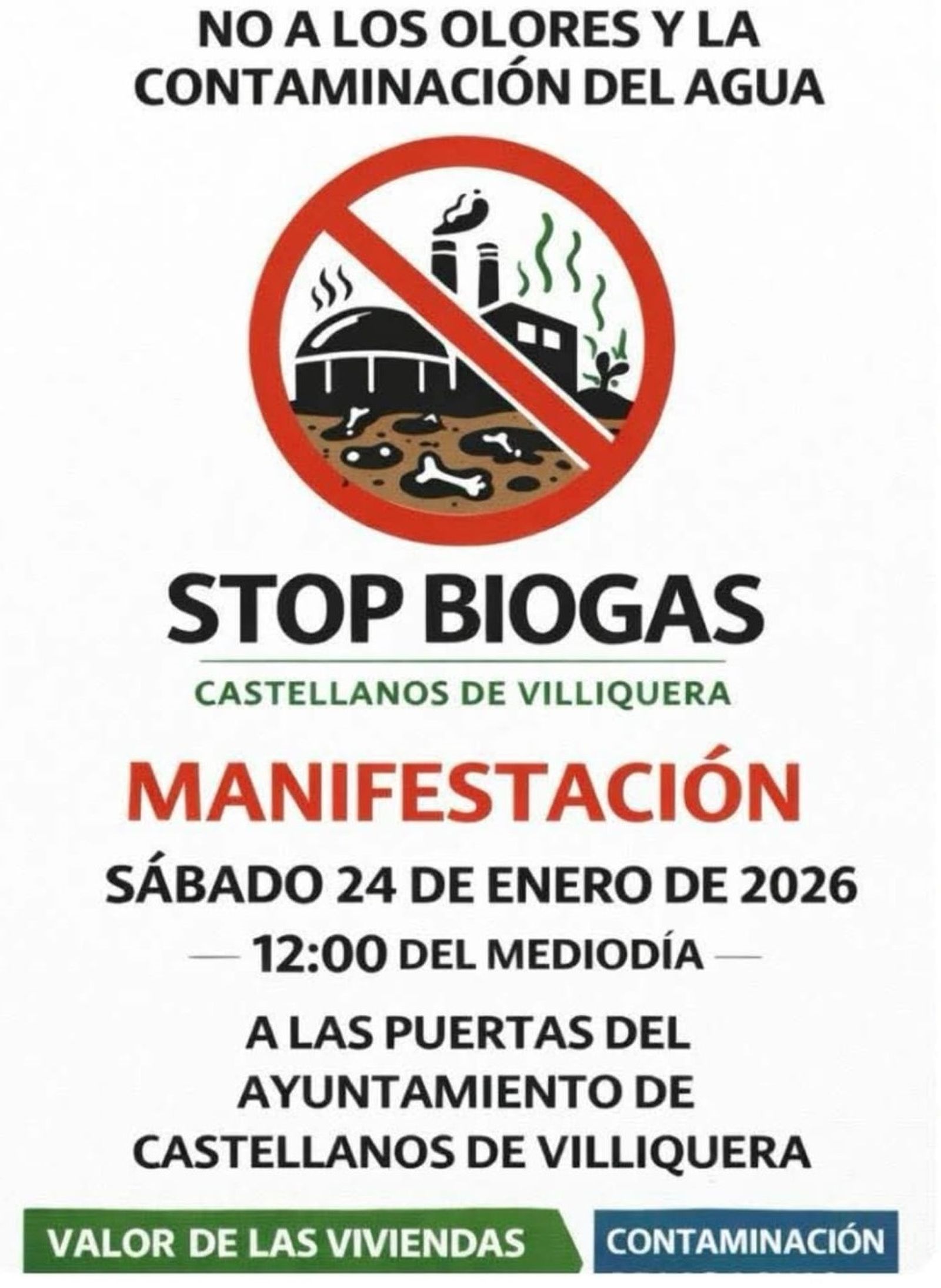 Stop Biogás, Castellanos de Villiquera