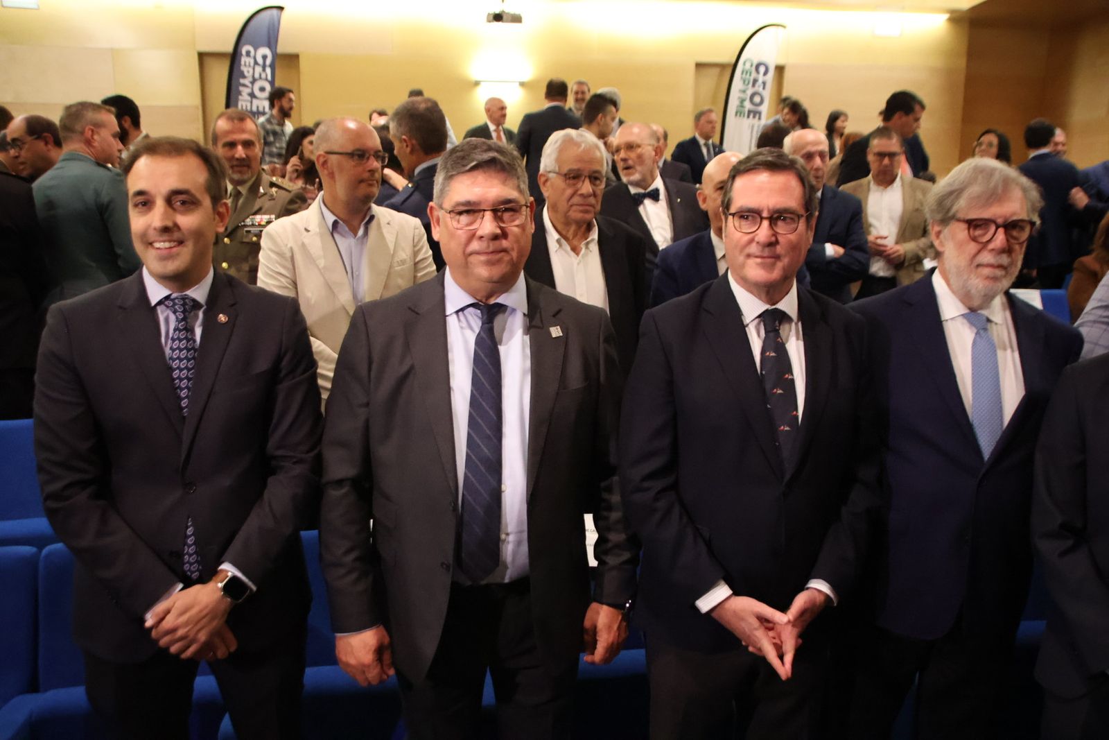 Acto institucional de la unidad empresarial en Salamanca.