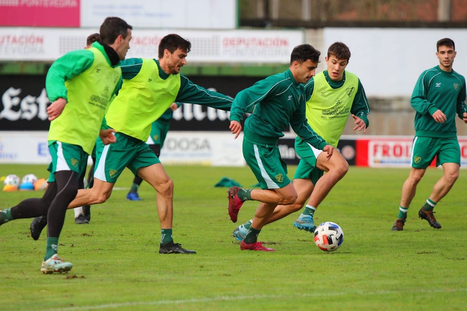 Imagen de un entrenamiento del Coruxo / FOTO: Coruxo FC