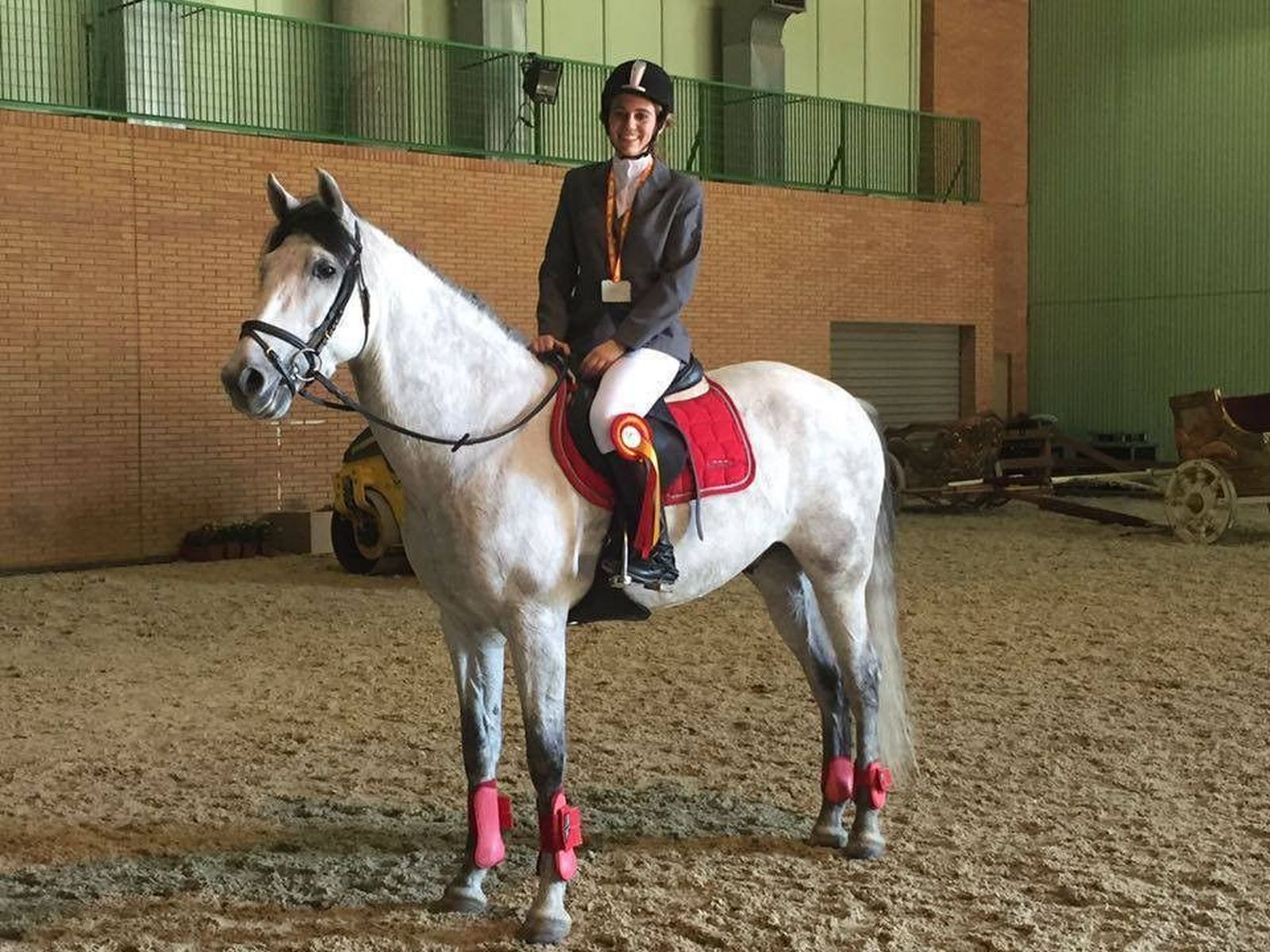 La amazona Patricia Cuesta, con Hilo IV, logra el subcampeonato del Mundo de Salto del Caballo Español