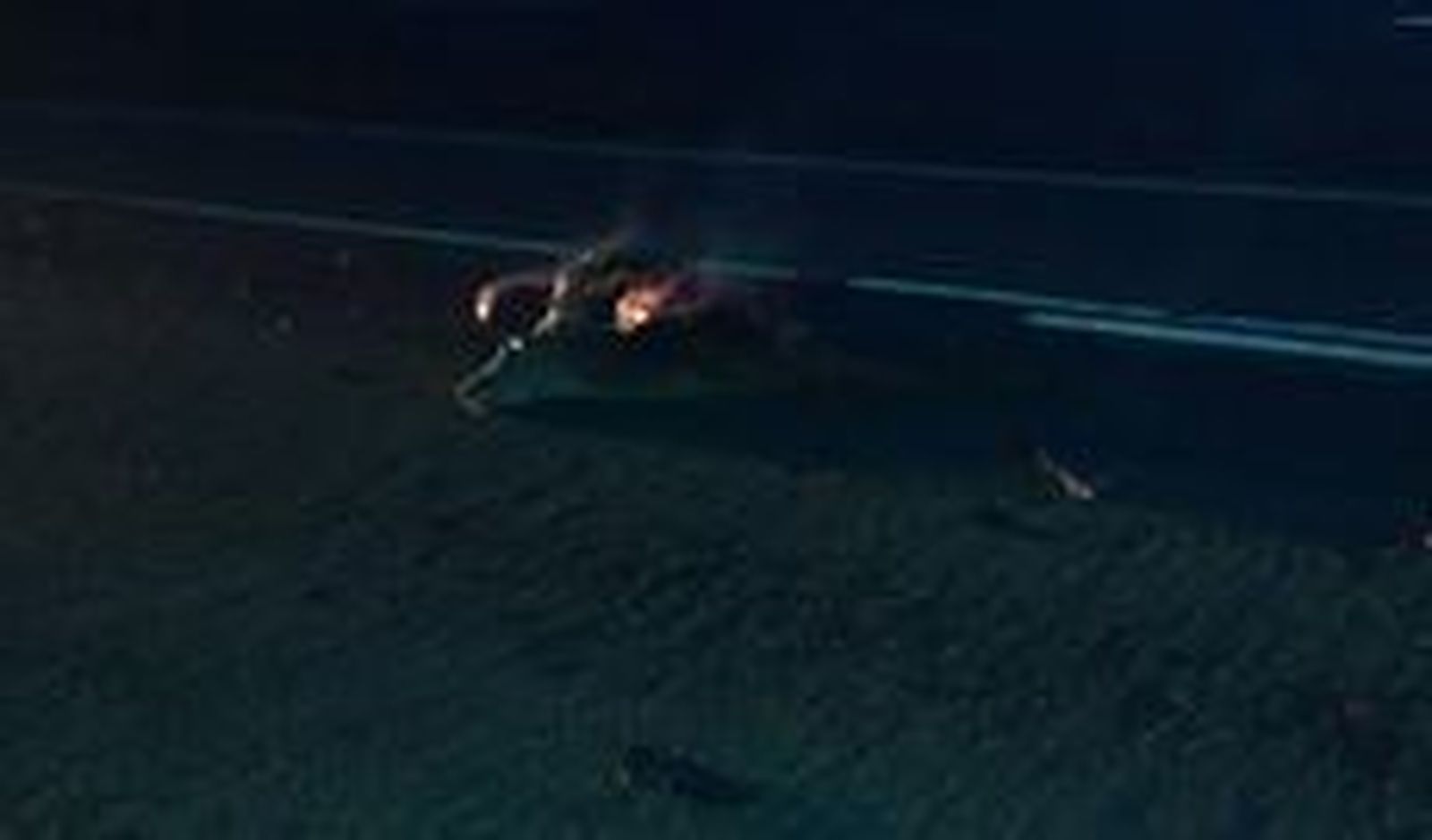 La aparición de un ciervo en la calzada provoca un accidente en la N-631, a la altura del cruce de Perilla