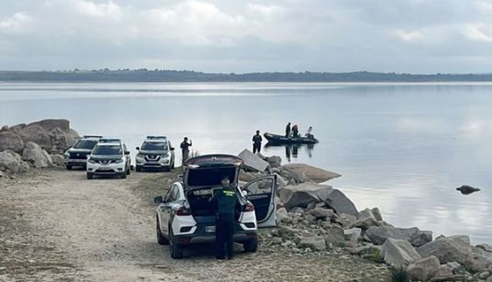 Encuentran sin vida en la presa de La Almendra al hombre desaparecido en Zamora. Foto ICAL
