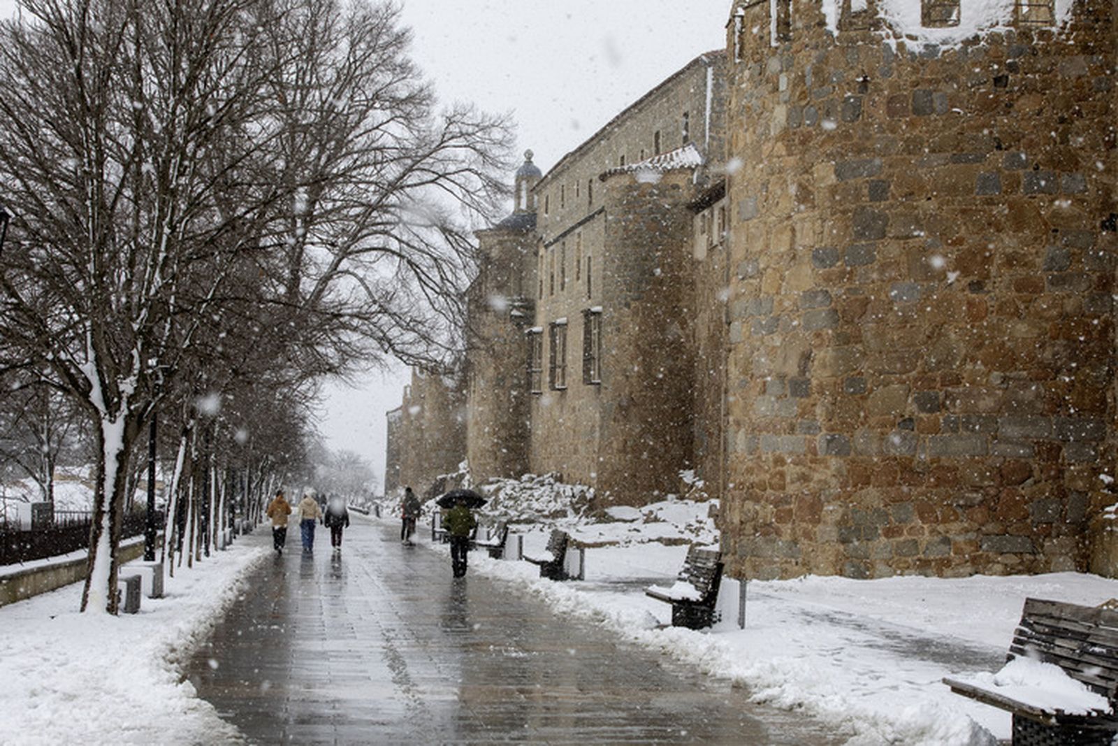 Nieve en Ávila