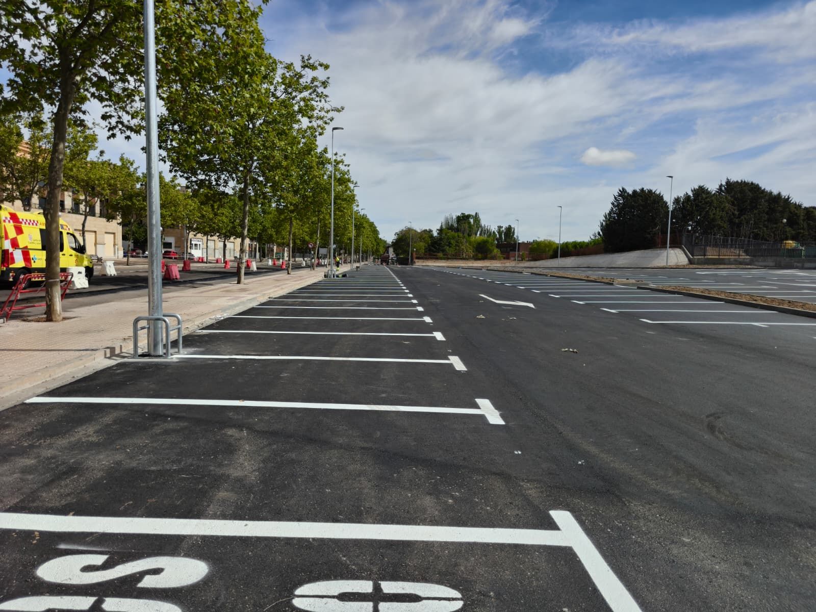Finalizados los aparcamientos de la Chinchibarra y obras en la avenida de San Agustín