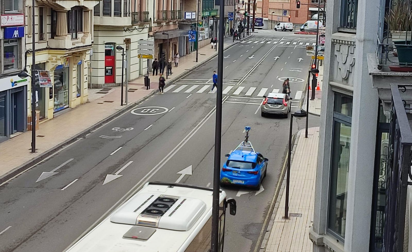 El coche de Google este martes en Zamora capital