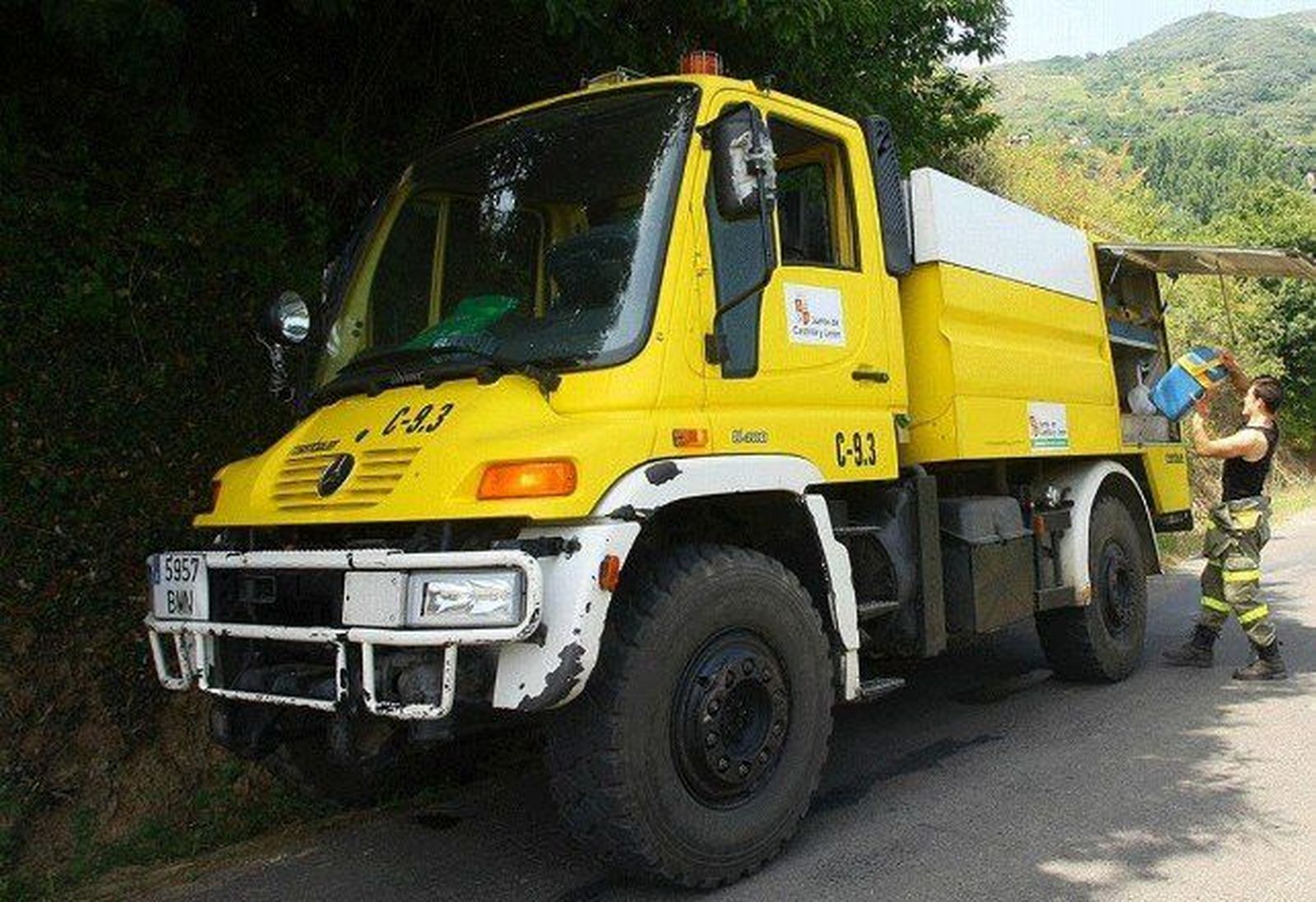 El incendio intencionado de Balboa arrasó 25 hectáreas de matorral y roble