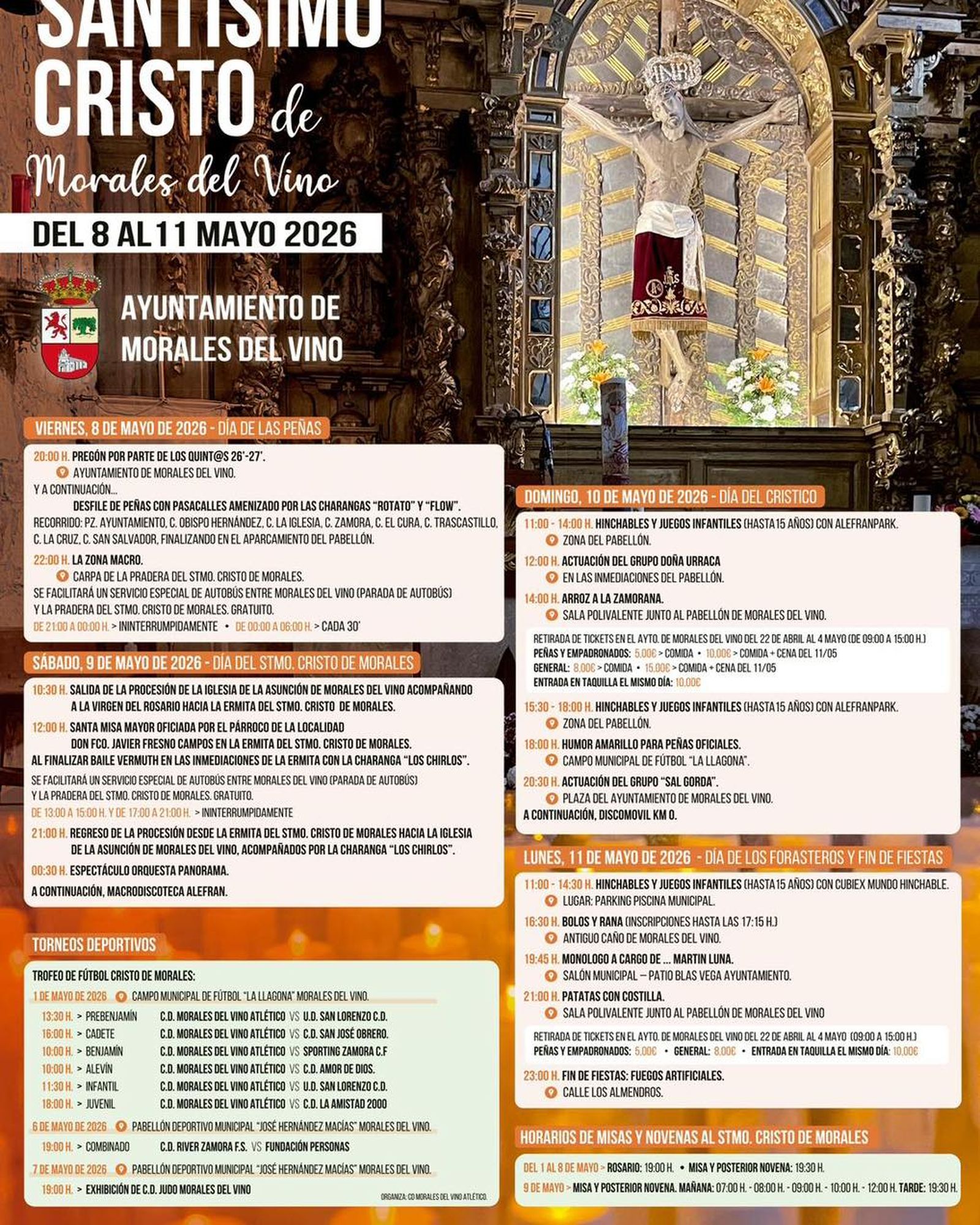 Programa de las fiestas del Cristo de Morales