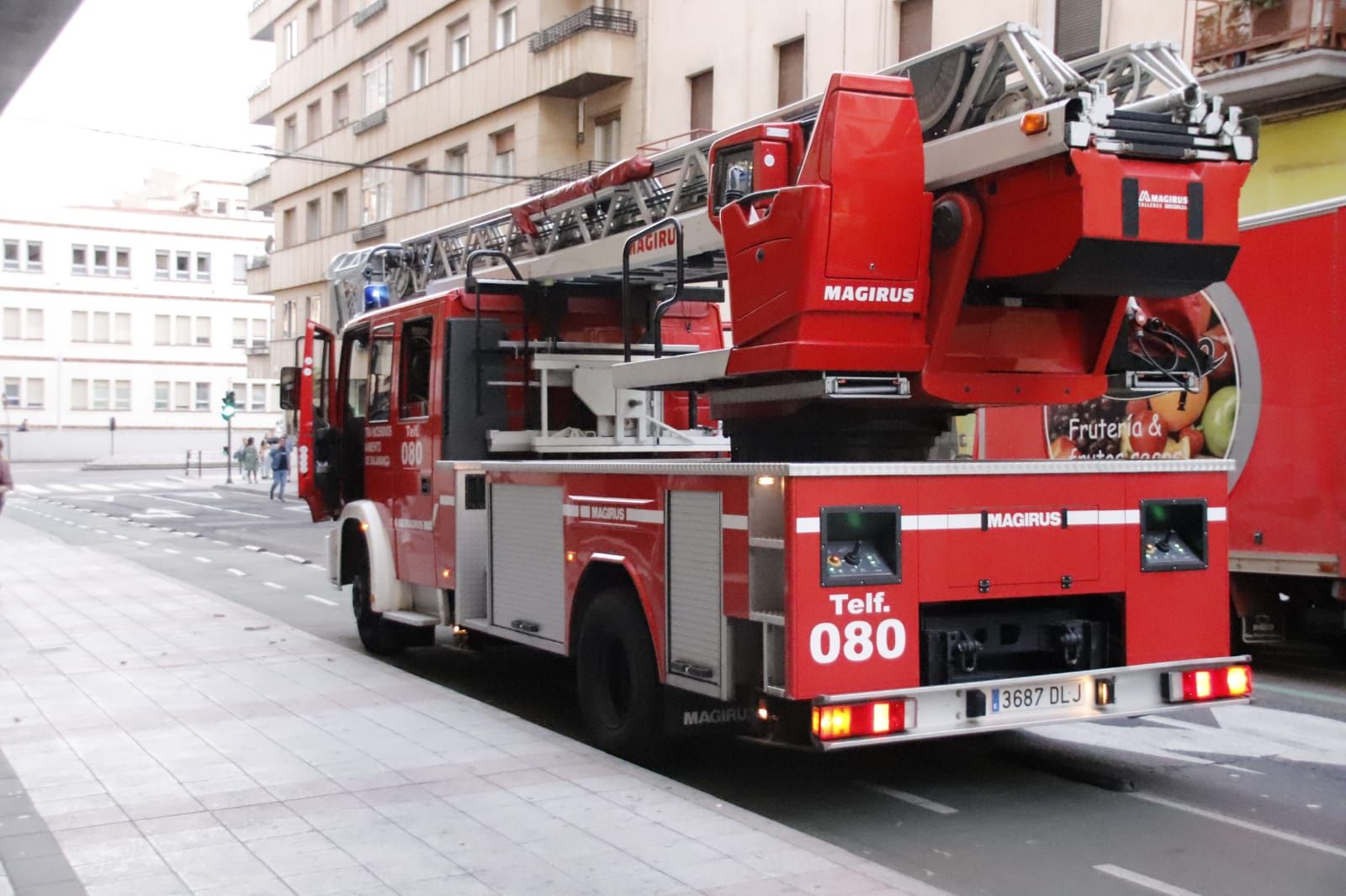 imagen de archivo, intervención Bomberos de Salamanca