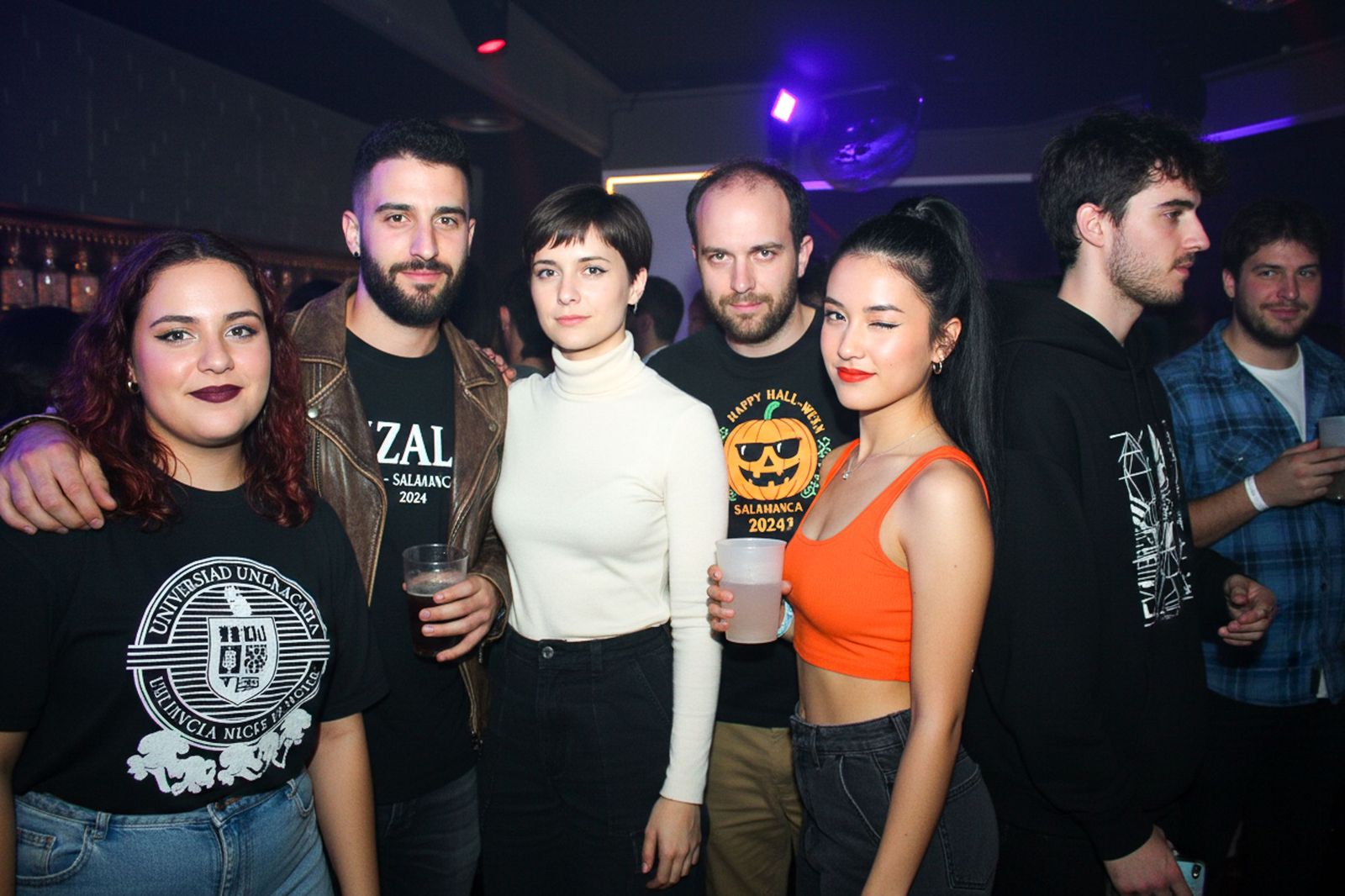 Salamanca de noche, viernes 31 de octubre