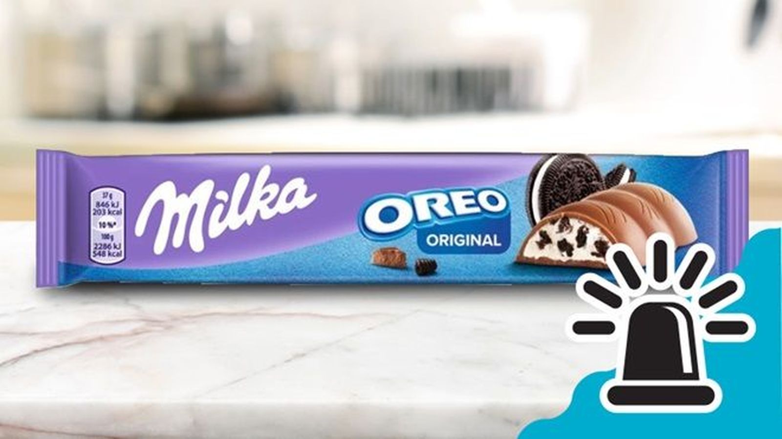 Alerta chocolatina Milka OREO