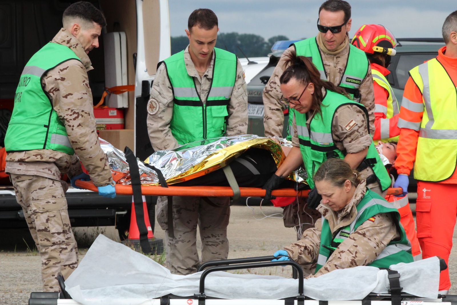 Simulacro de accidente aéreo denominado VEGA 25