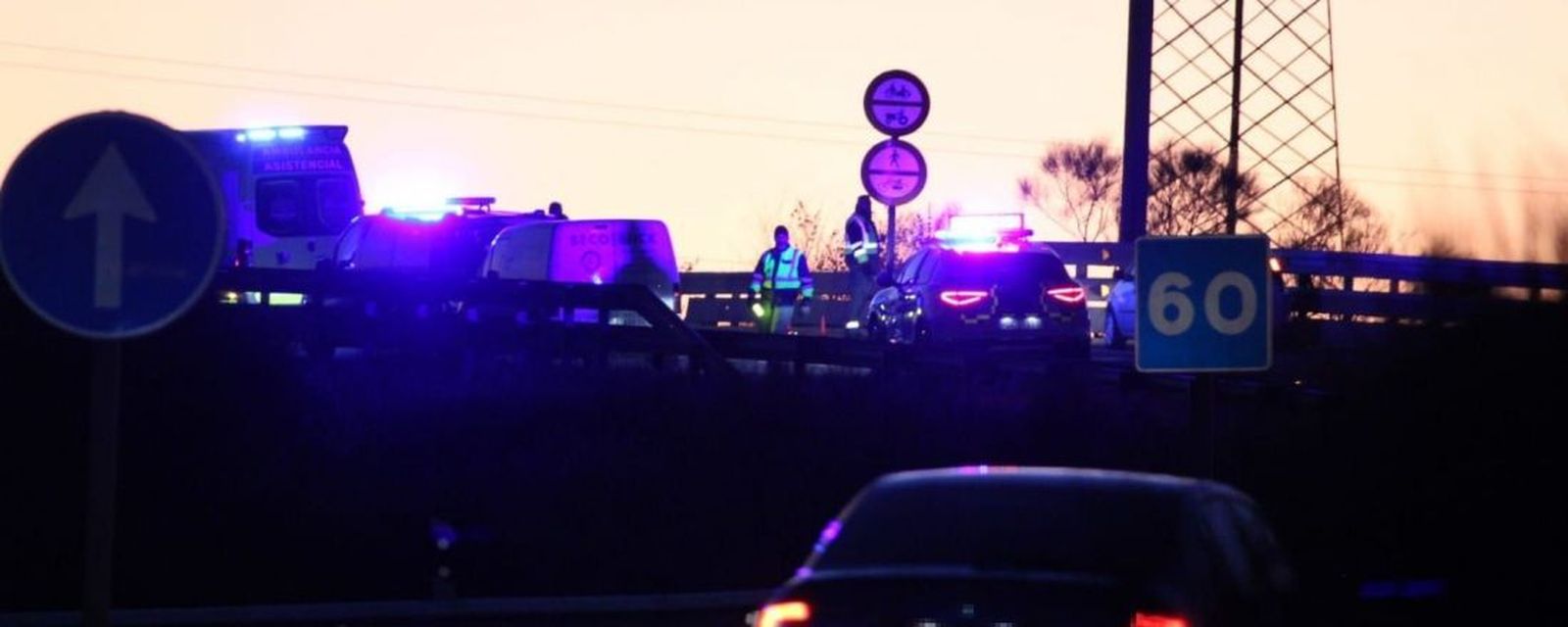 Atropello a una ciclista en N 620, Polígono de los Villares. Foto S24H (1)