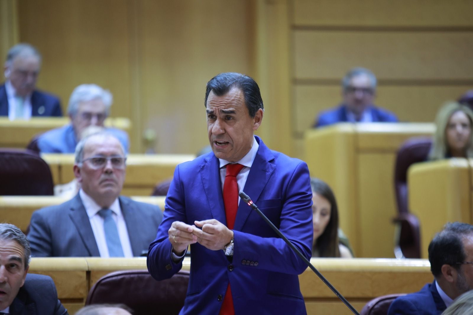 Fernando Martínez Maíllo en la sesión de control al Gobierno.