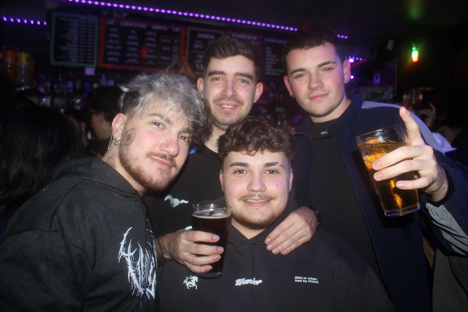 Salamanca de noche, sábado 10 de enero