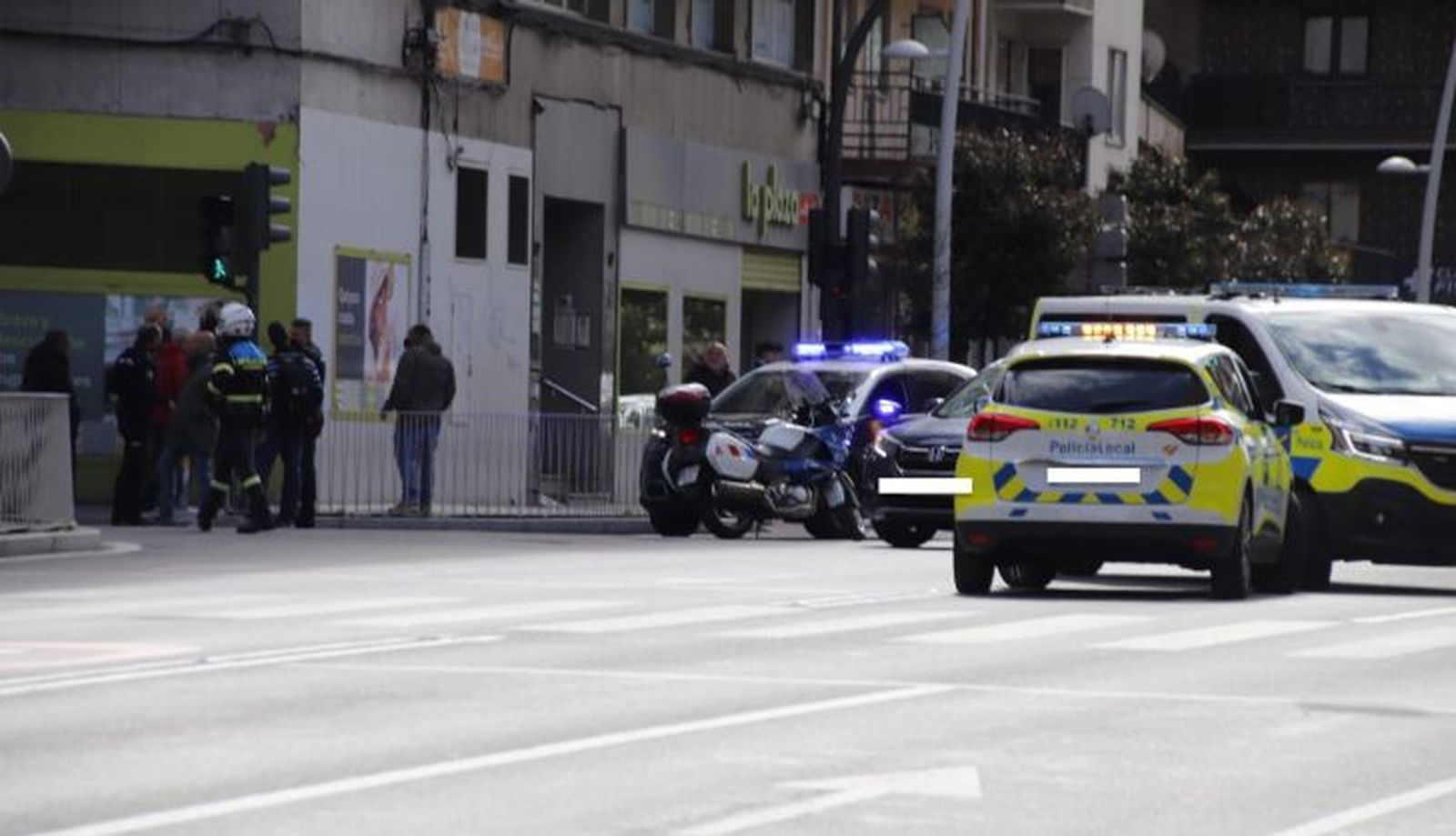 Atropello en el Paseo de San Antonio | Fotos: Andrea M.