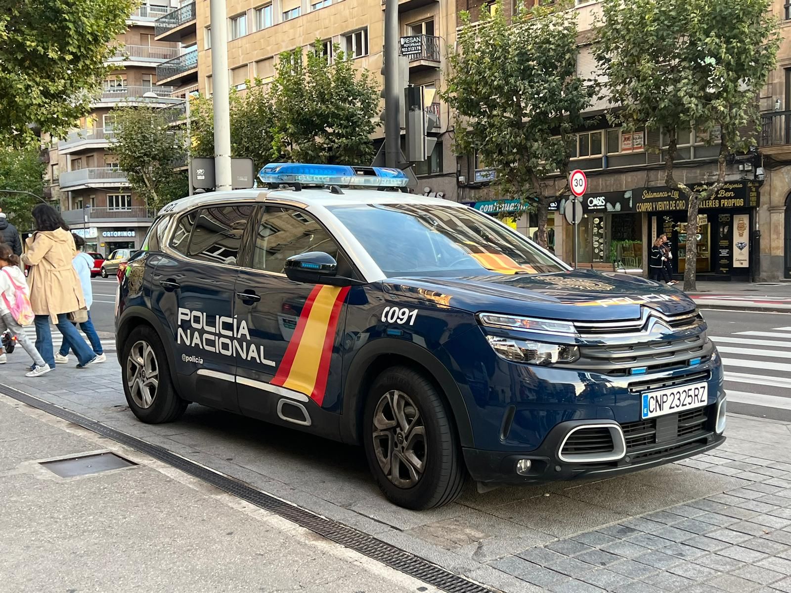 Coche de la Policía Nacional. Foto de archivo