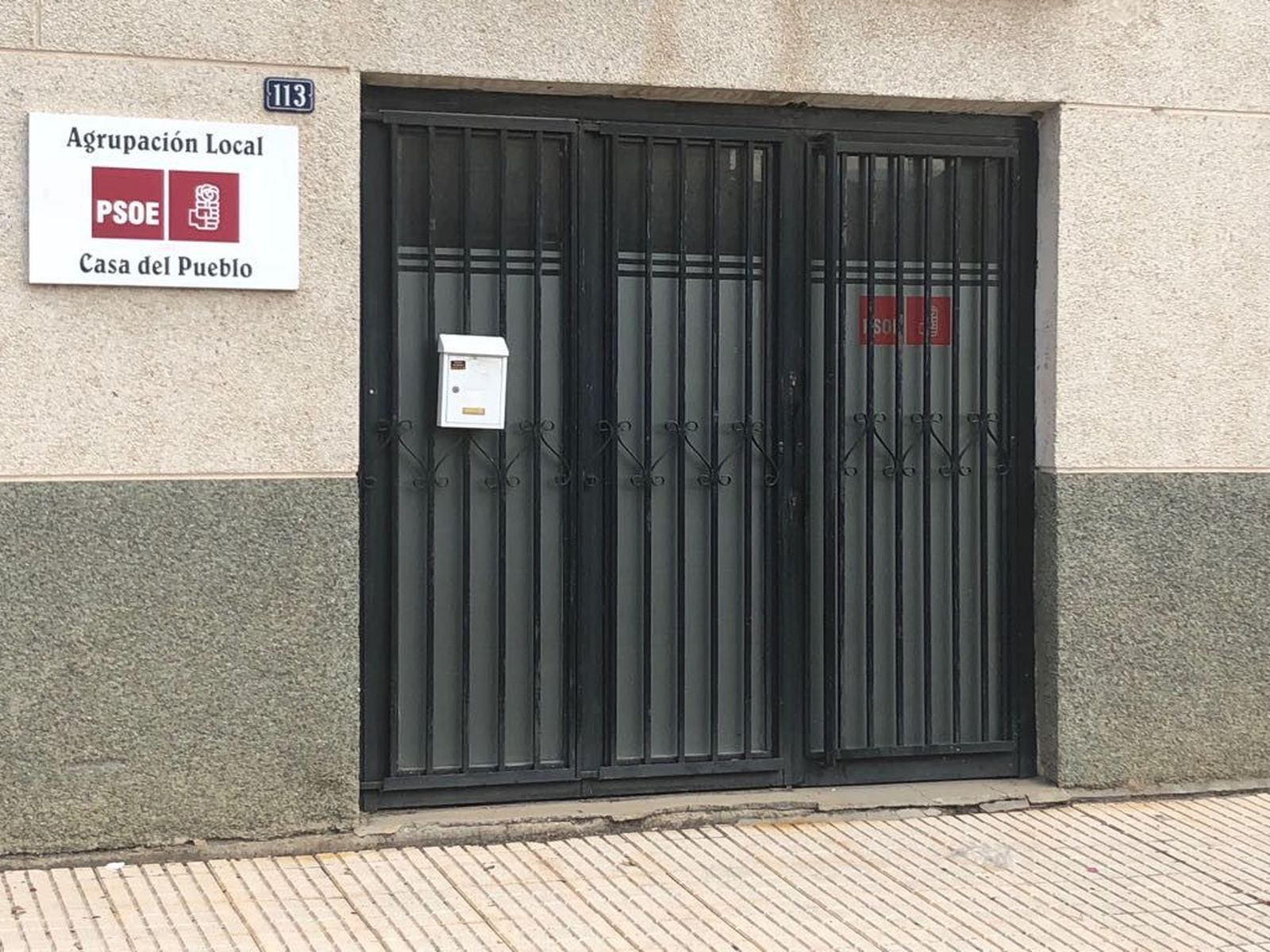 Foto. Sede PSOE en Villares