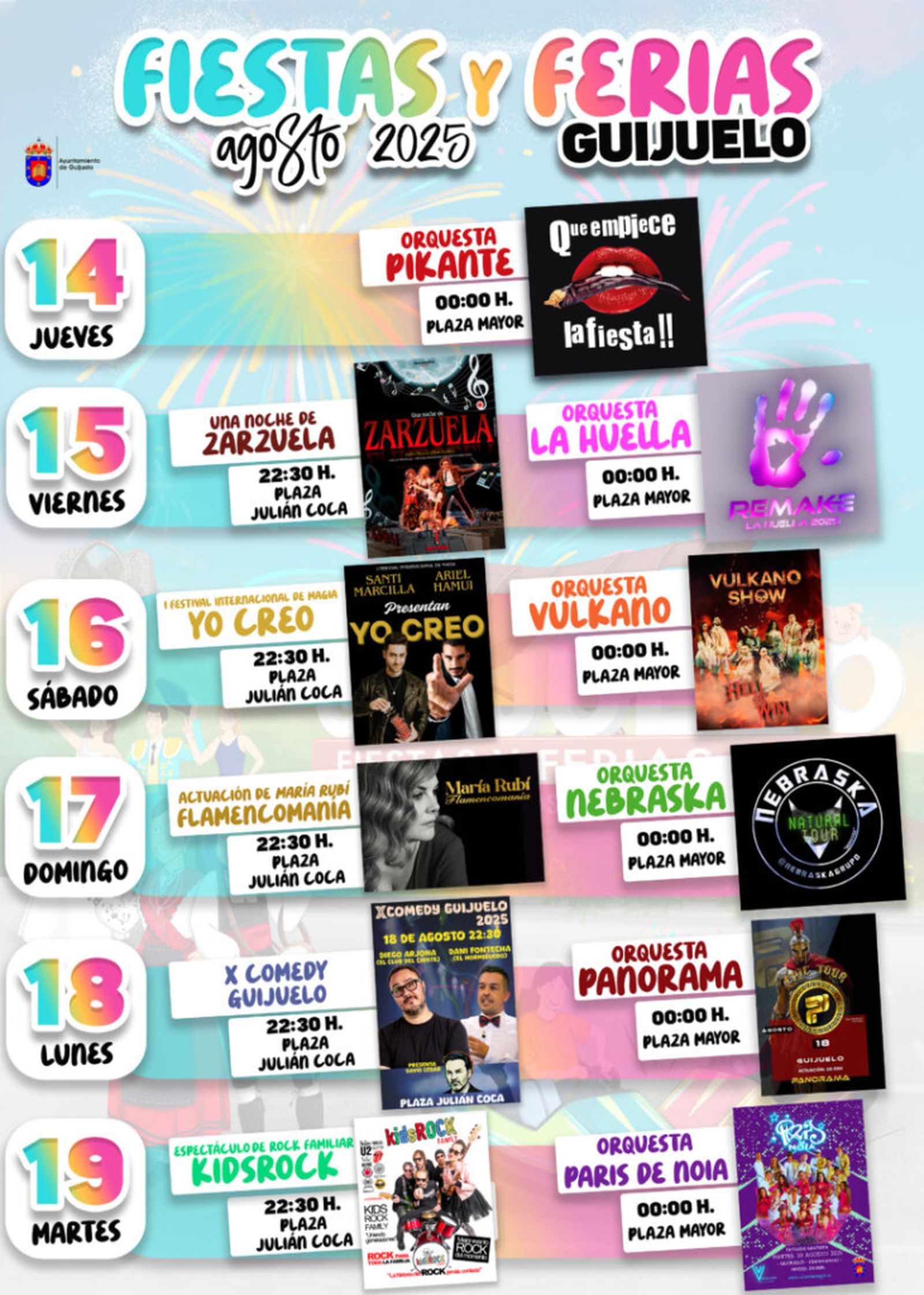 Fiestas Guijuelo 2025 Fiestas Guijuelo 2025