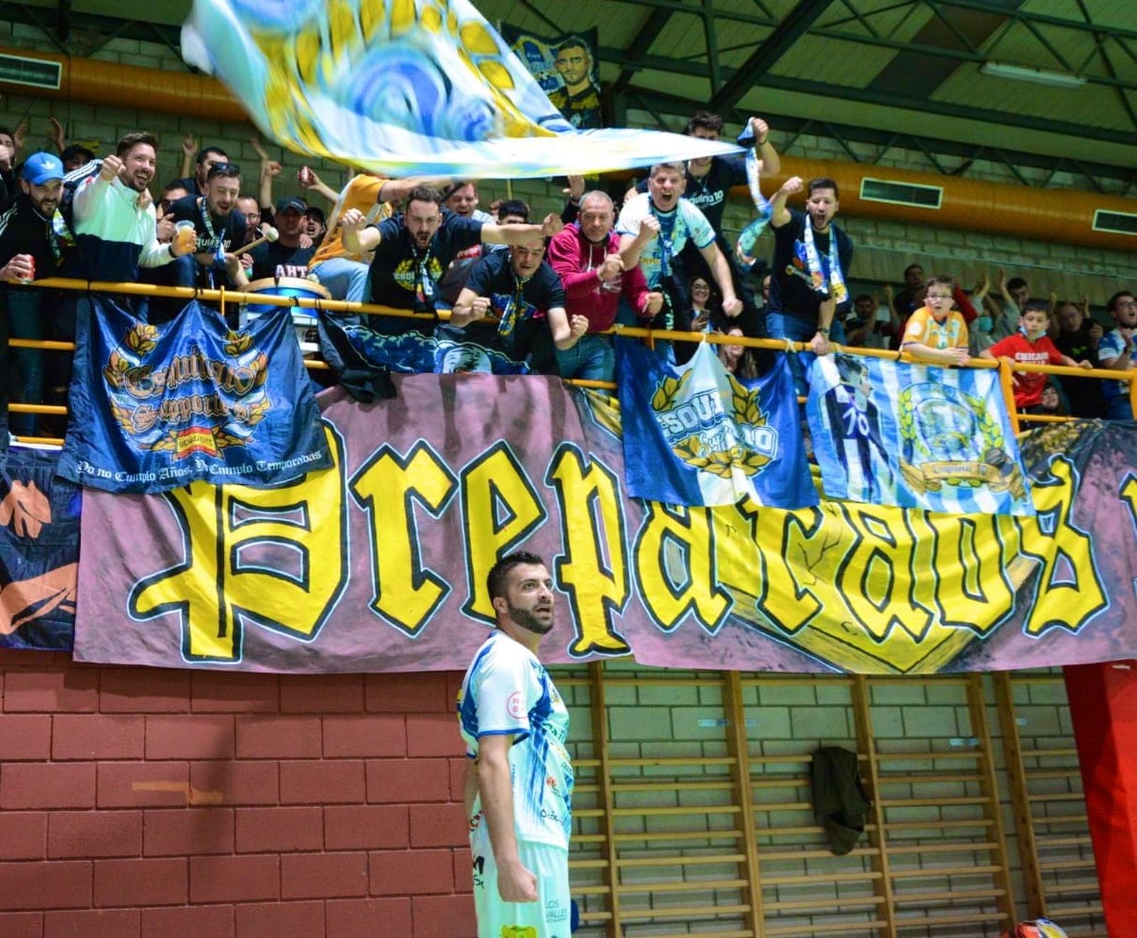 Aitor Blanco en la Rosaleda . Foto Caja Rural Atlético Benavente.