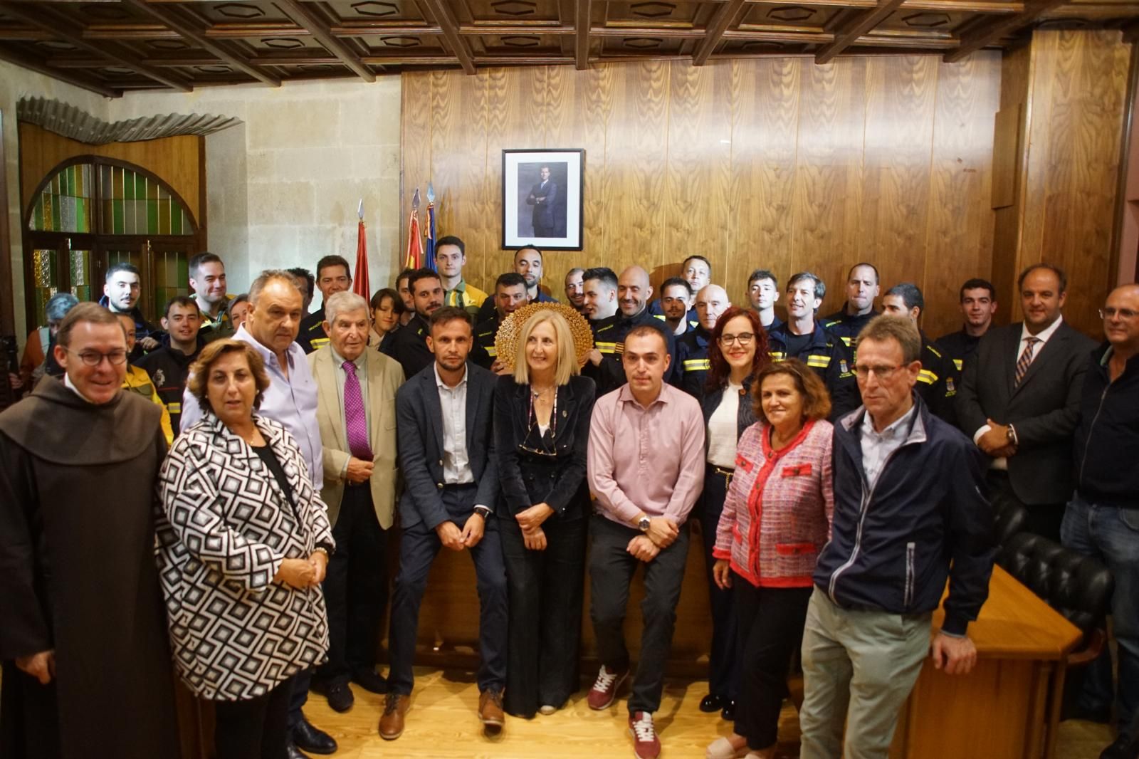 Los Bomberos de la Diputación dan voz al pregón de las fiestas de Alba de Tormes