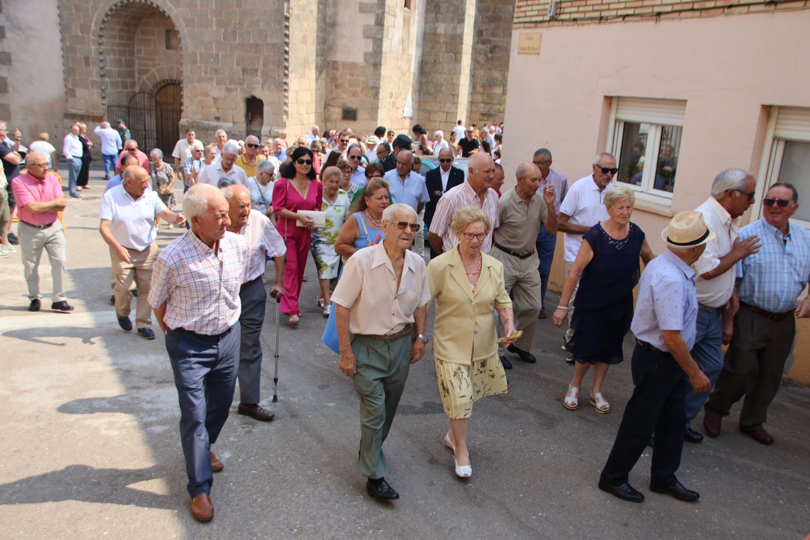 Masueco misa y procesión en honor a San Bernardo